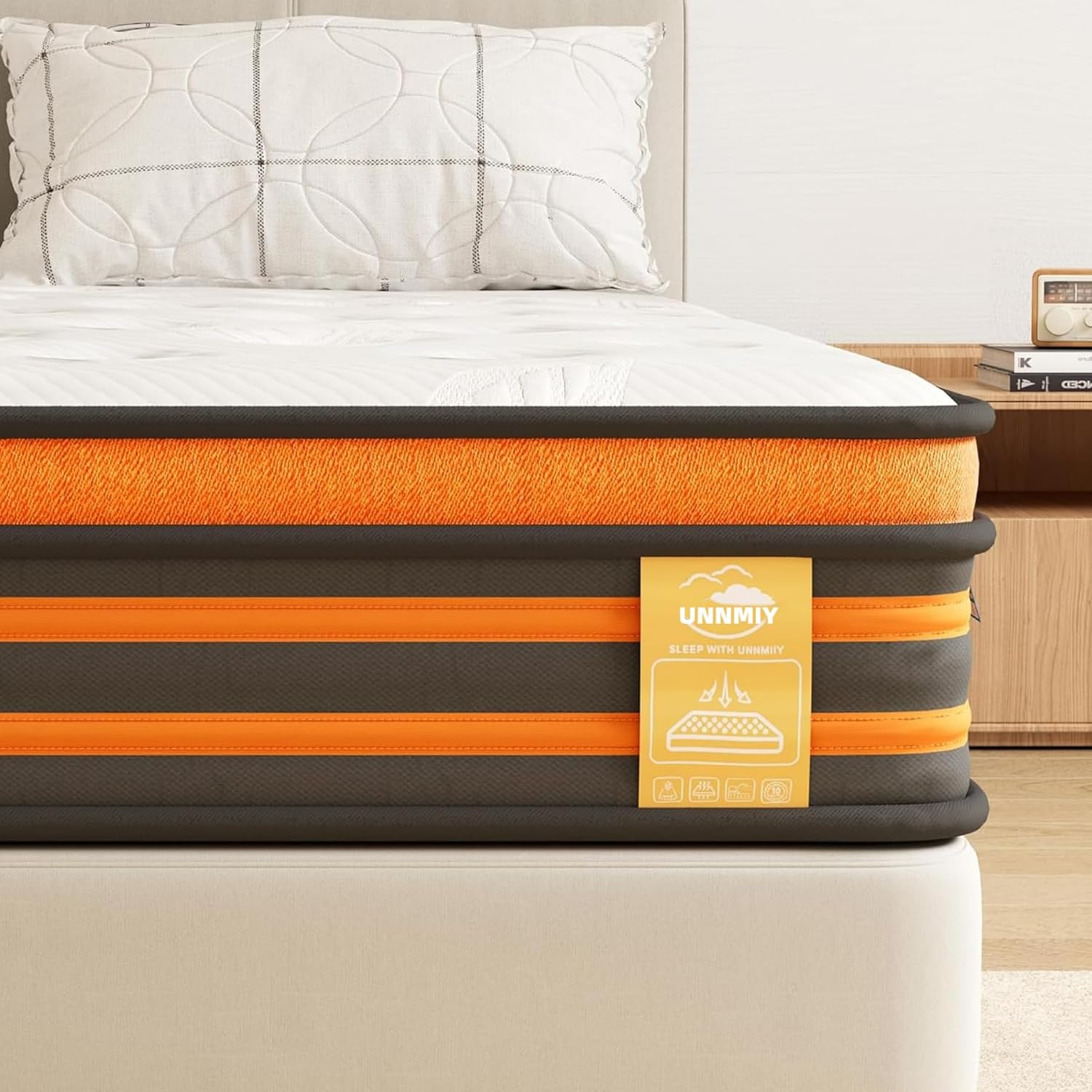 Orthopedic Mattress - King 10 inch Hypoallergenic