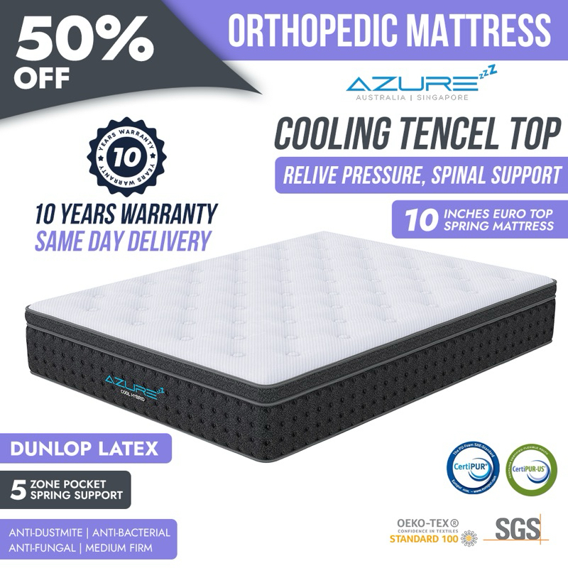 Orthopedic Mattress - Super King 10 inch Cooling