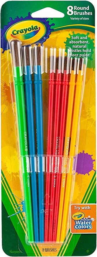 Paint Brushes - Flat Set - 10pcs