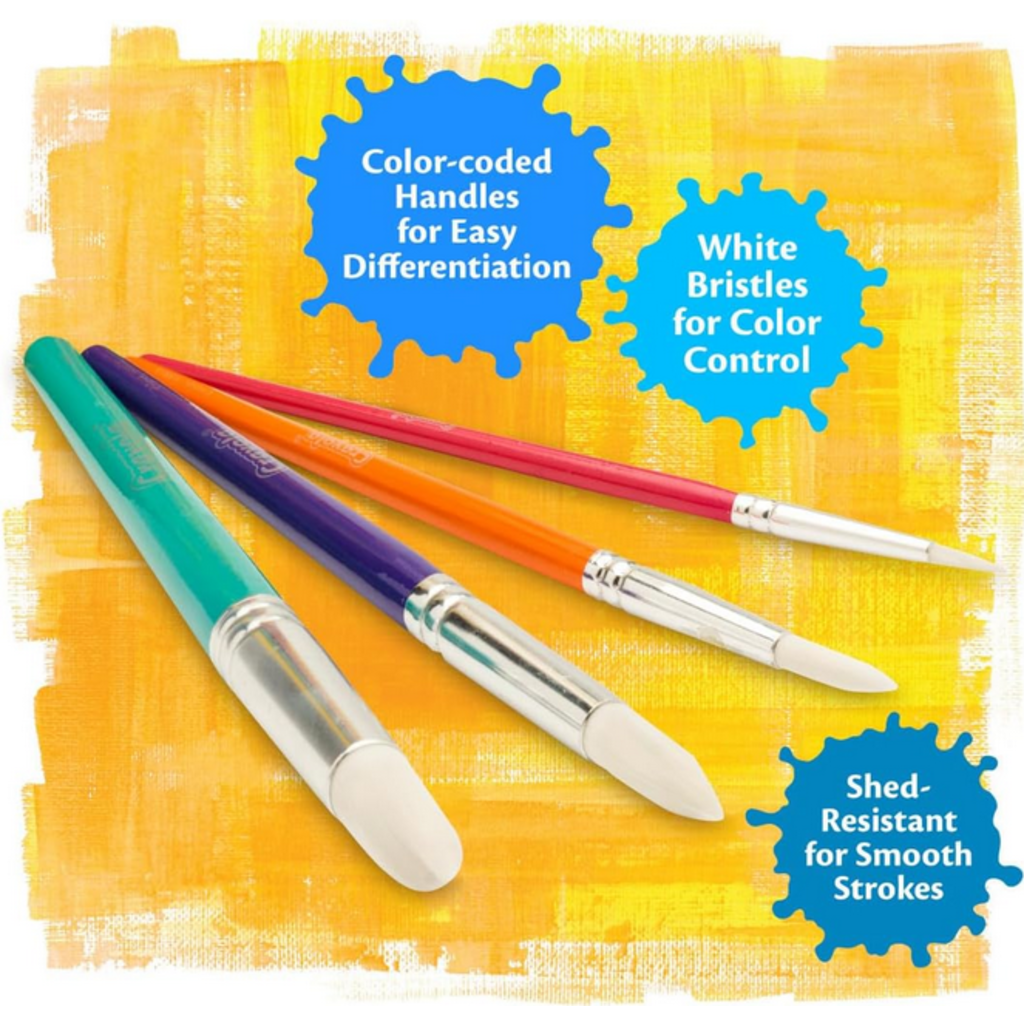 Paint Brushes - Round Set - 10pcs