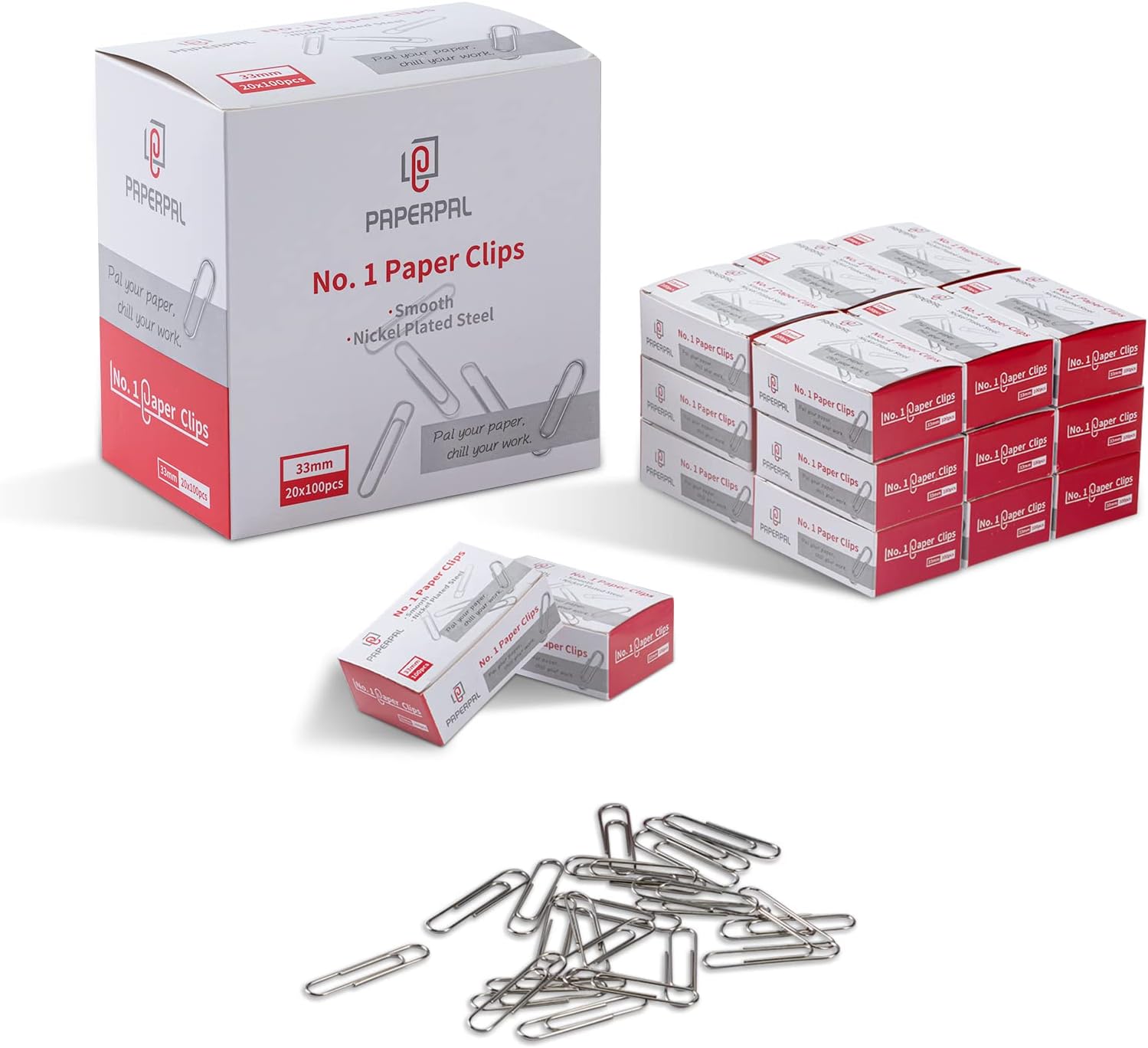 Paper Clips - Medium - 100 Pack