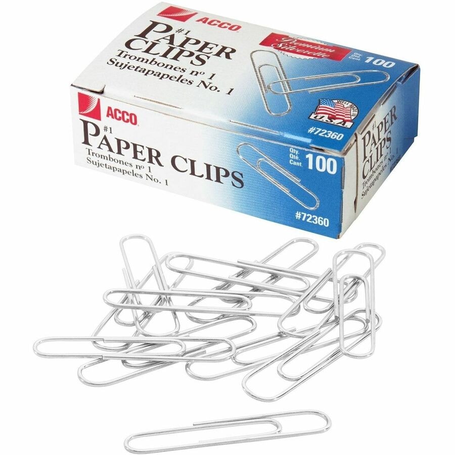 Paper Clips - Medium - 100 Pack