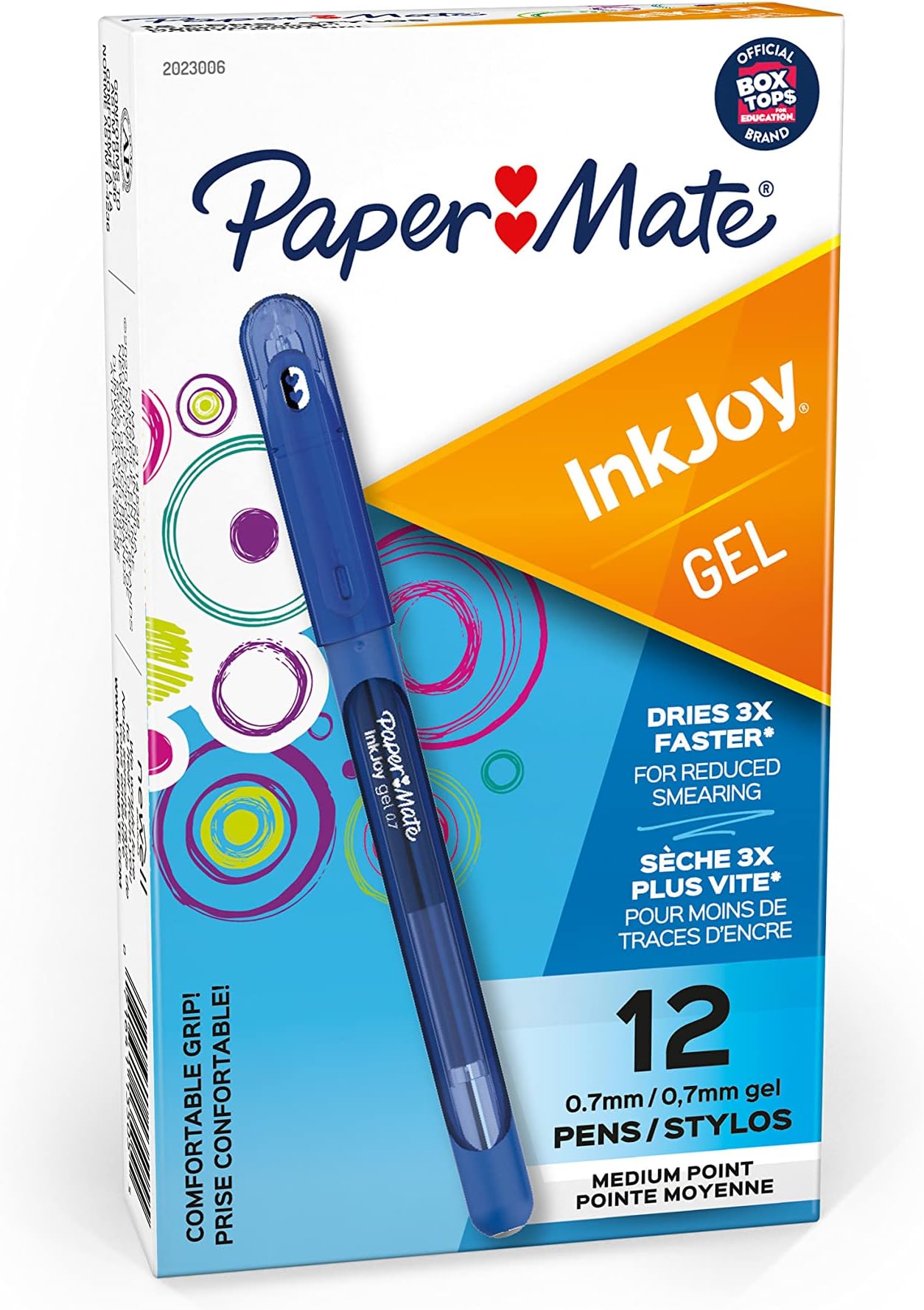 Paper Mate InkJoy Gel Pen - Blue - 12 Pack