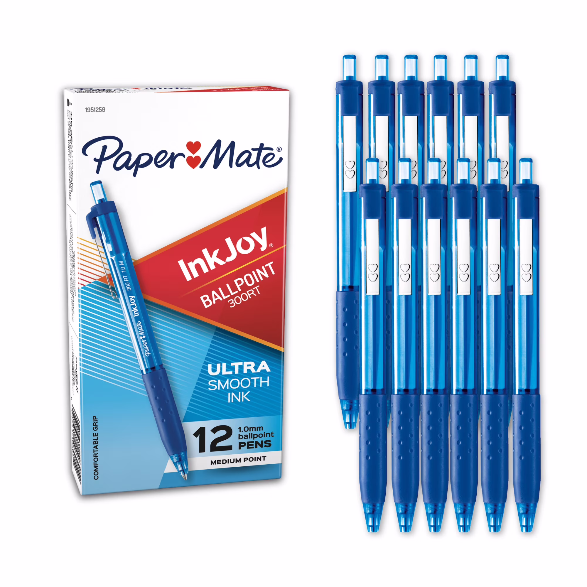 Paper Mate InkJoy Gel Pen - Blue - 12 Pack