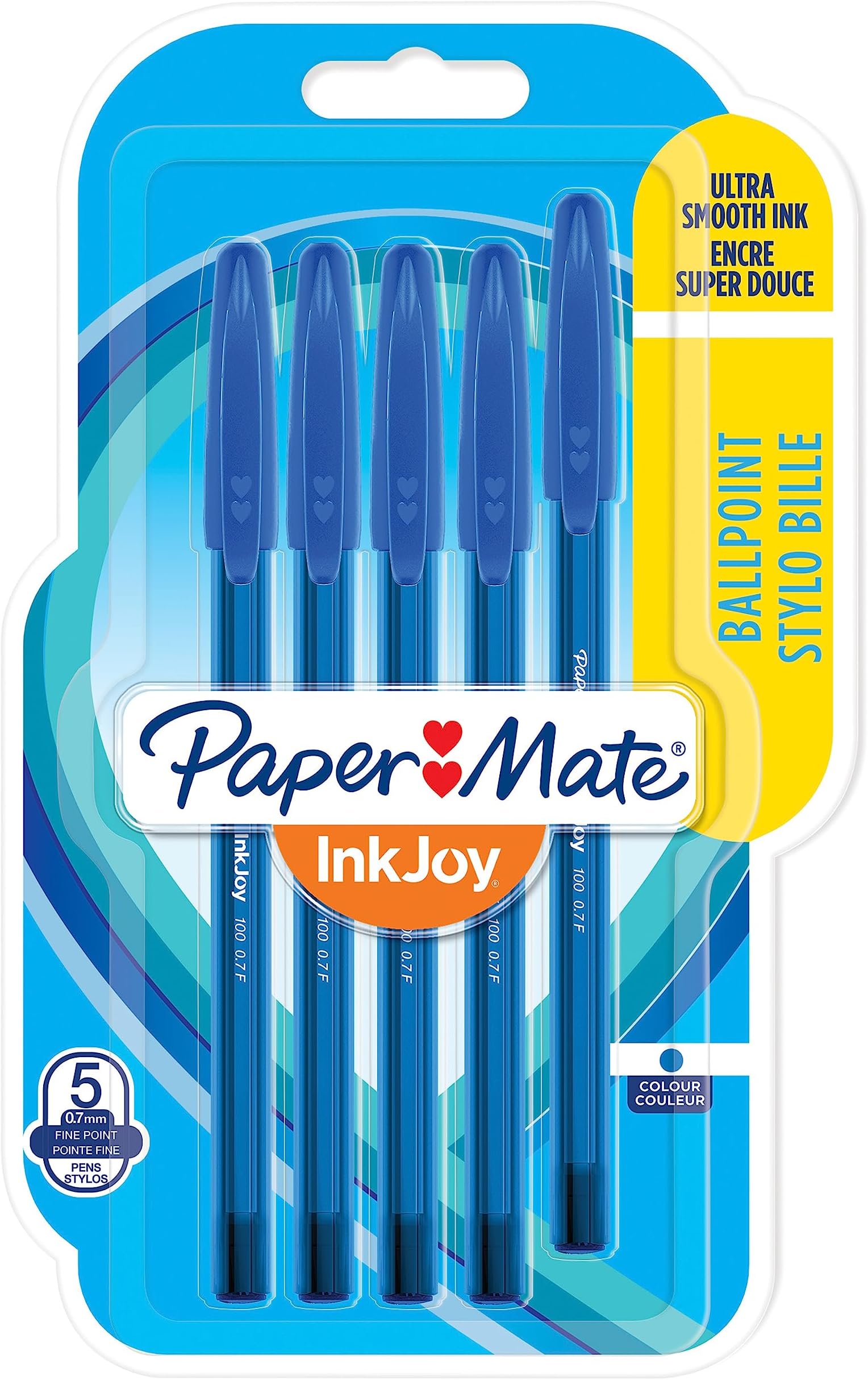 Paper Mate Orange Fine Point Pen - Blue