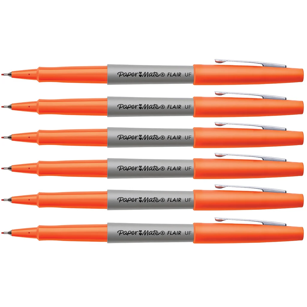 Paper Mate Orange Fine Point Pen - Blue