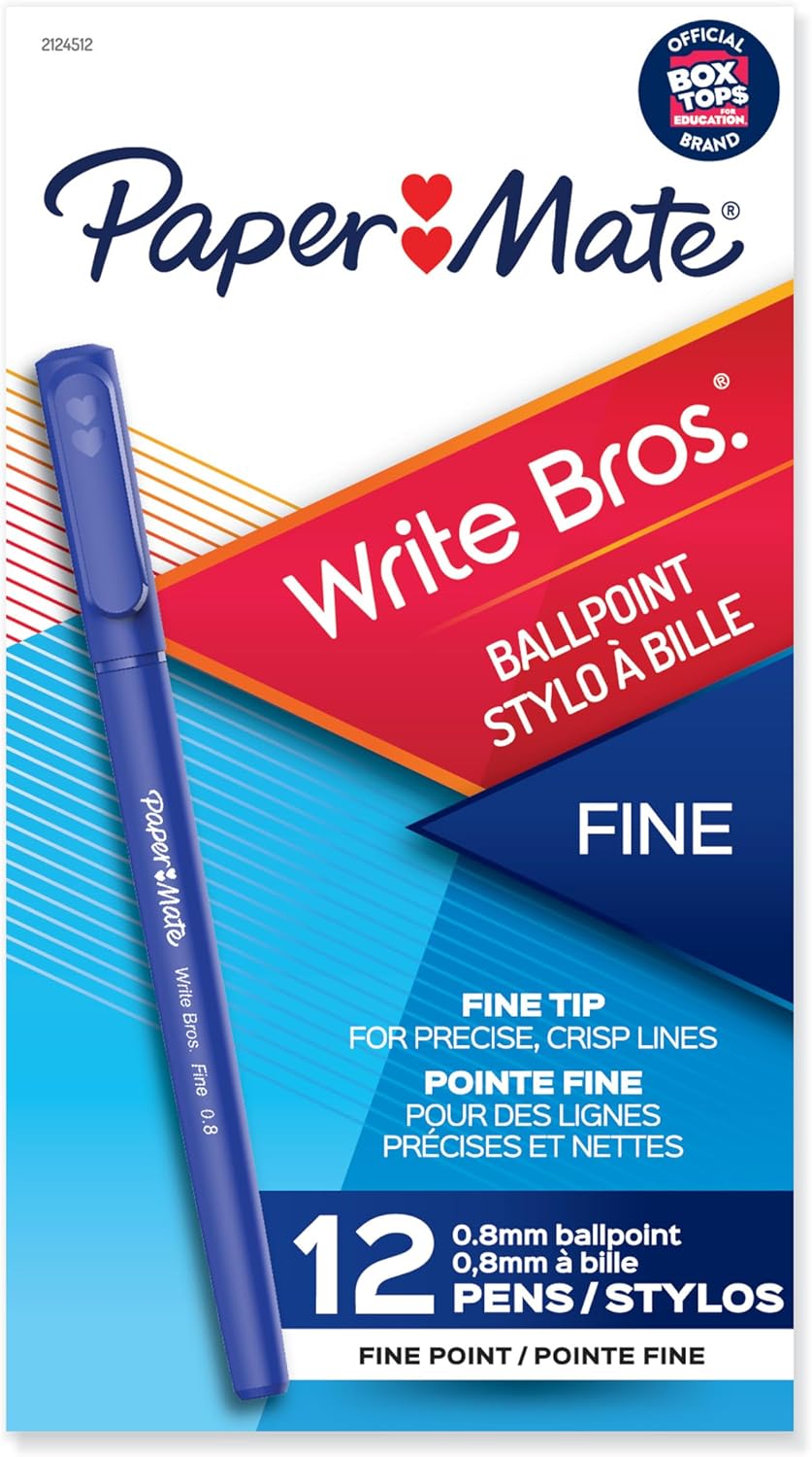 Paper Mate Orange Fine Point Pen - Blue