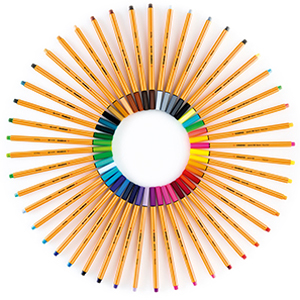 Paper Mate Point 88 Fineliner Set - 10 Colors