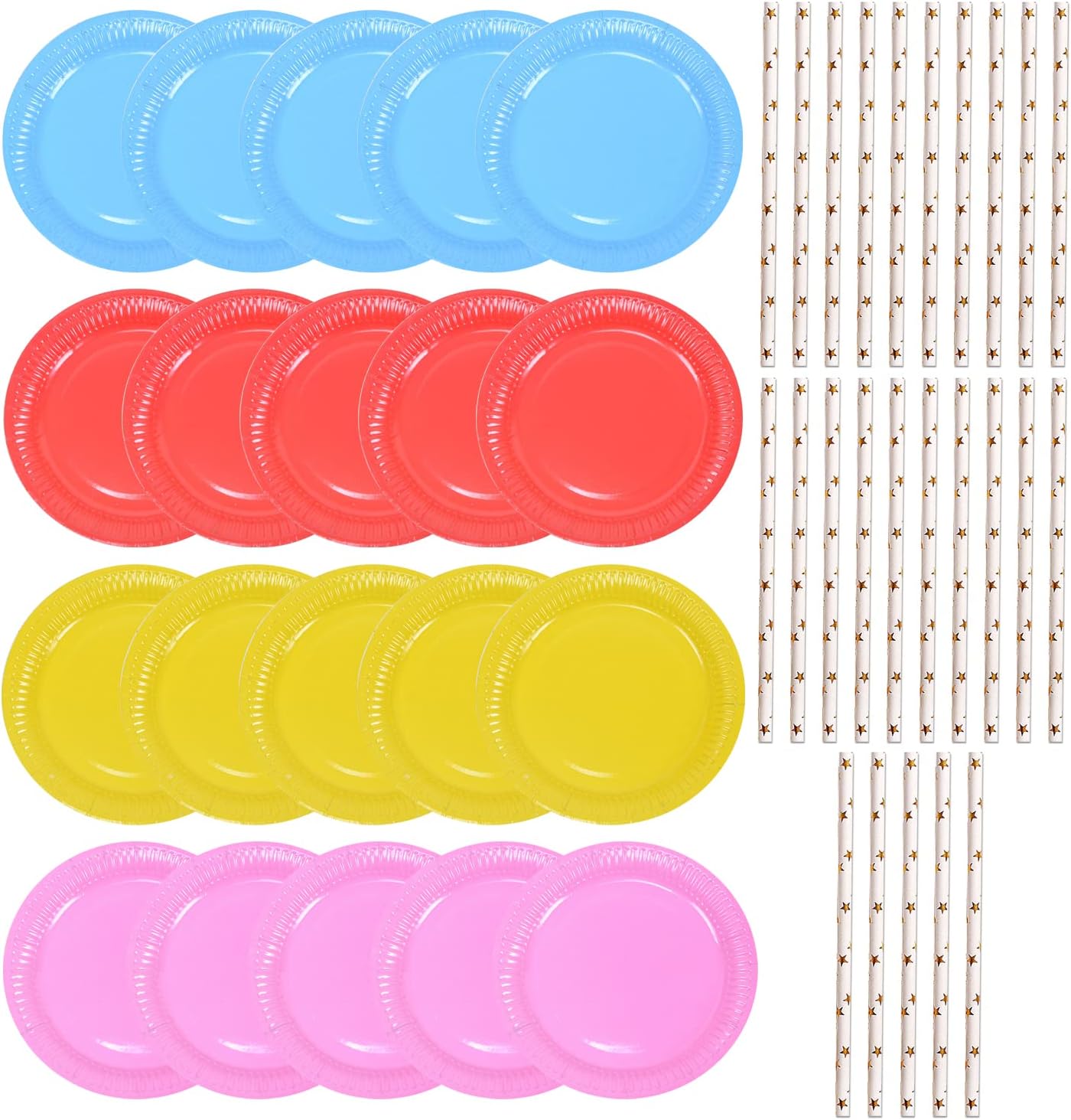 Party Plates - 20 Pack - Paper