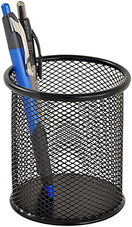 Pen Holder - Mesh - Black