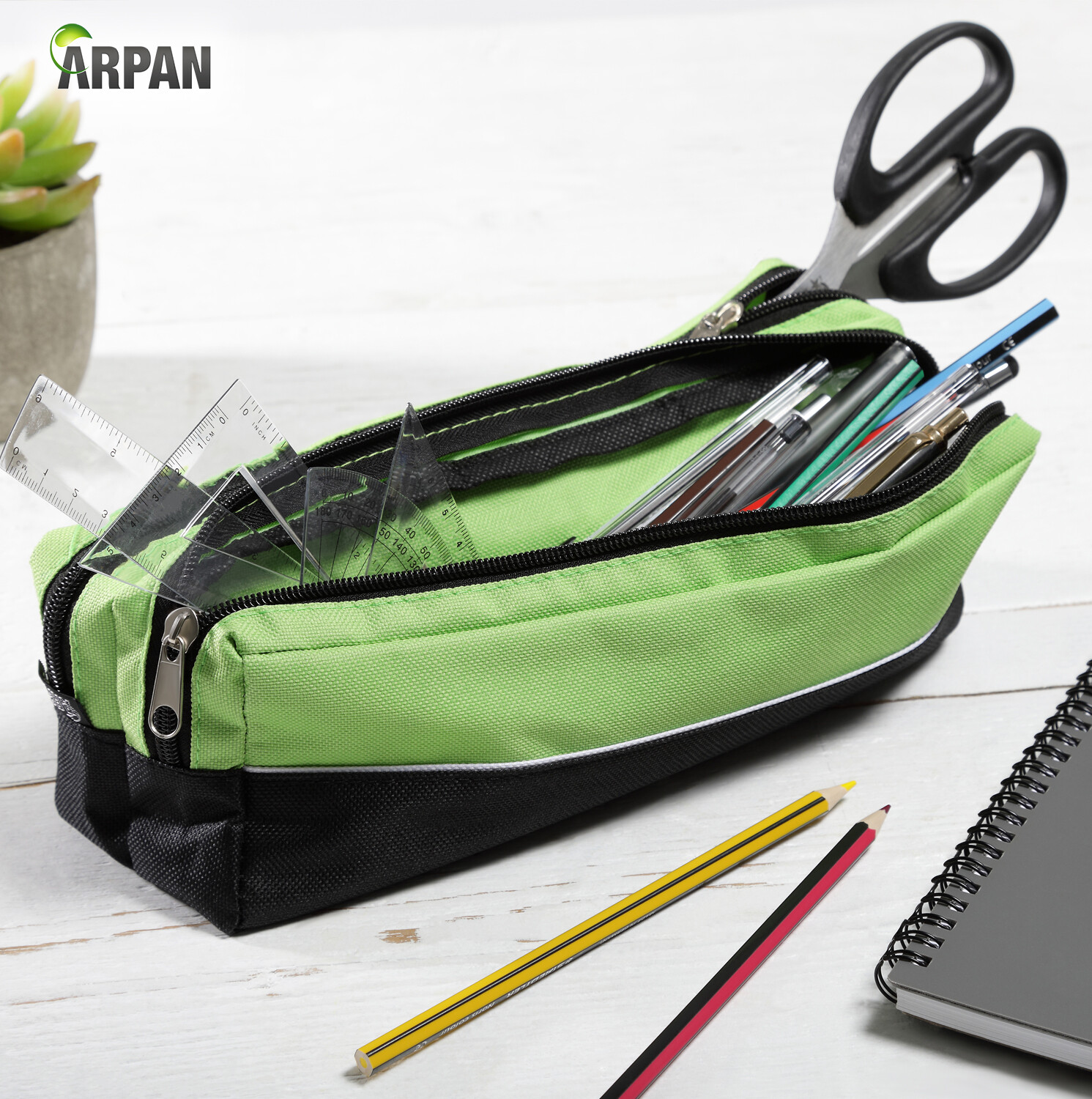 Pencil Case - Zip - Fabric - Large