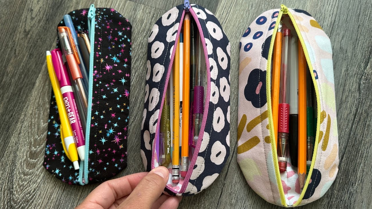 Pencil Case - Zip - Fabric - Small