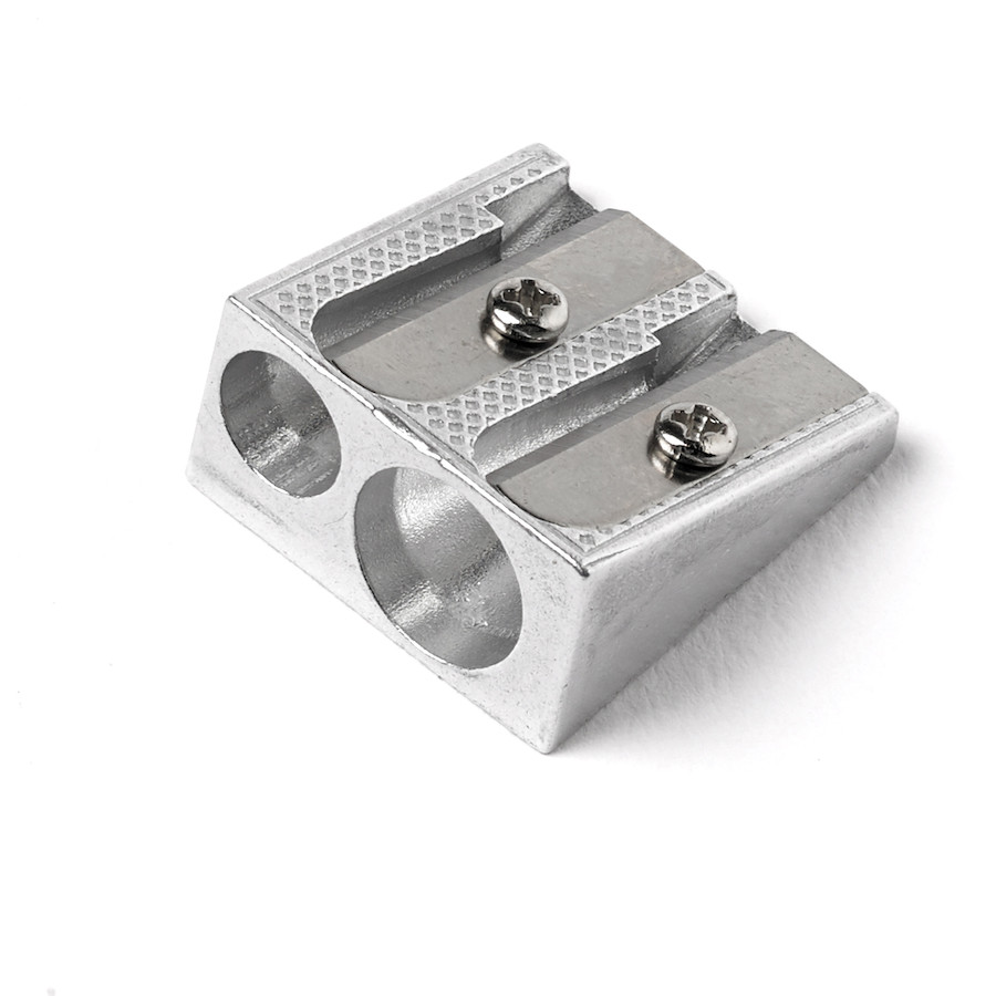 Pencil Sharpener - Double Hole - Metal