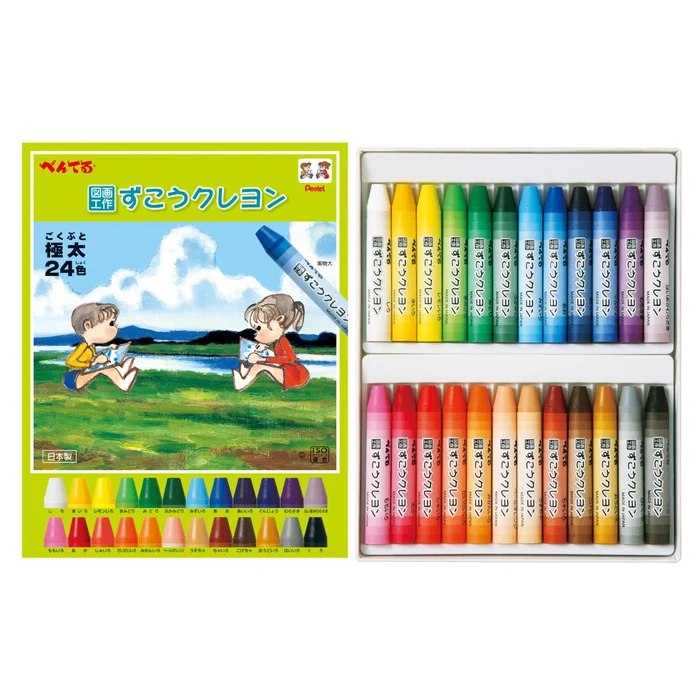 Pentel Crayons - 24 Colors