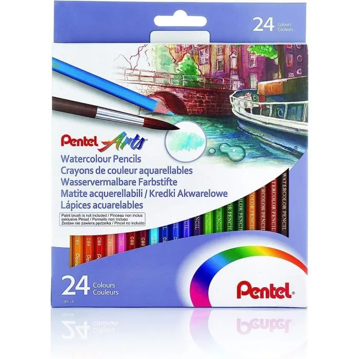 Pentel Crayons - 24 Colors