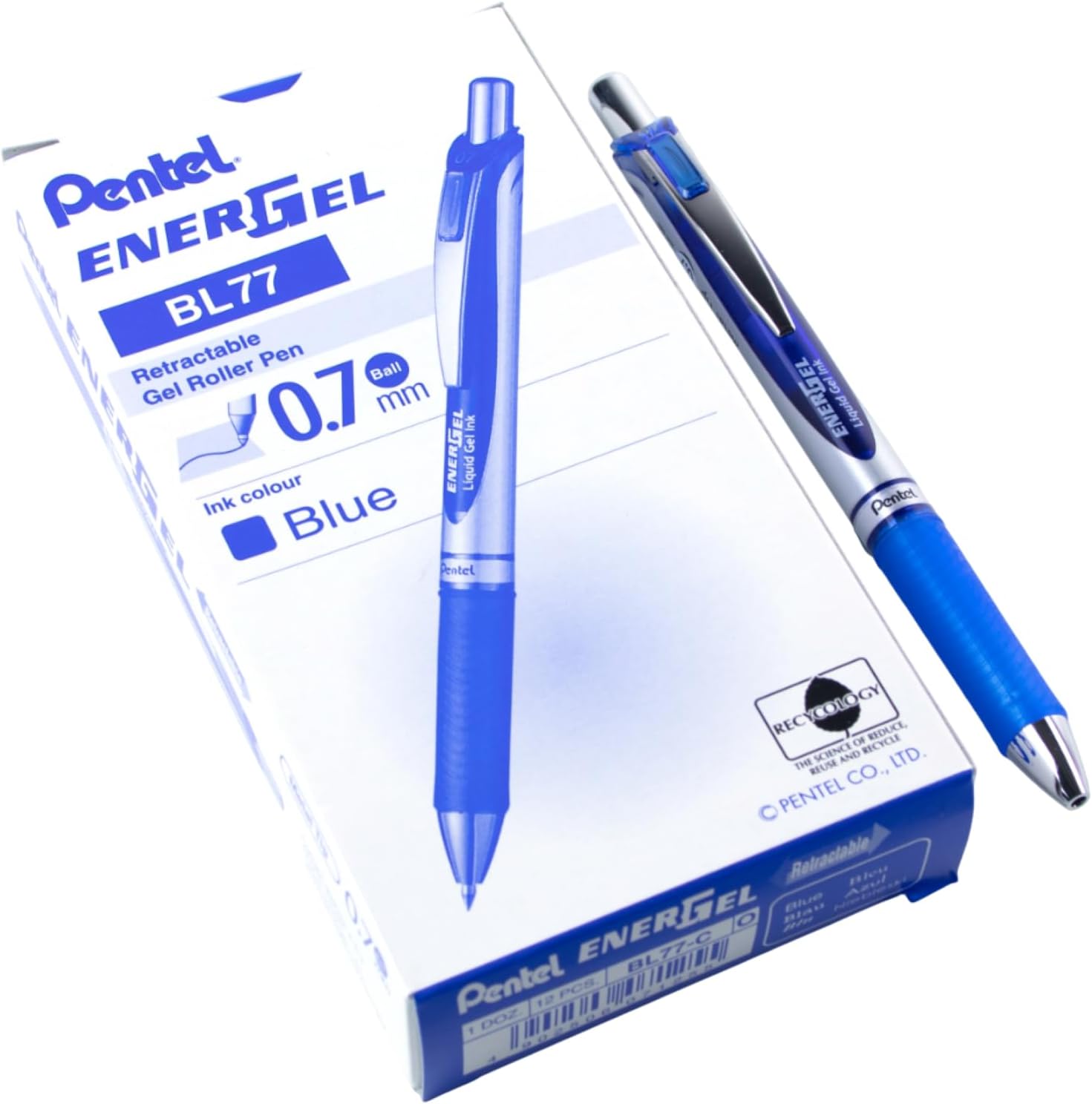 Pentel EnerGel Pen - Blue - 12 Pack