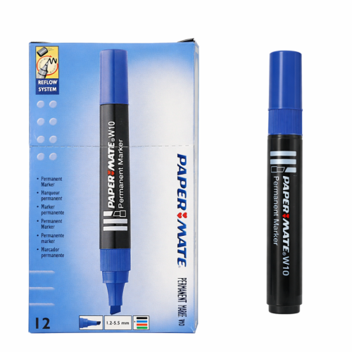 Permanent Marker - Blue - 12 Pack