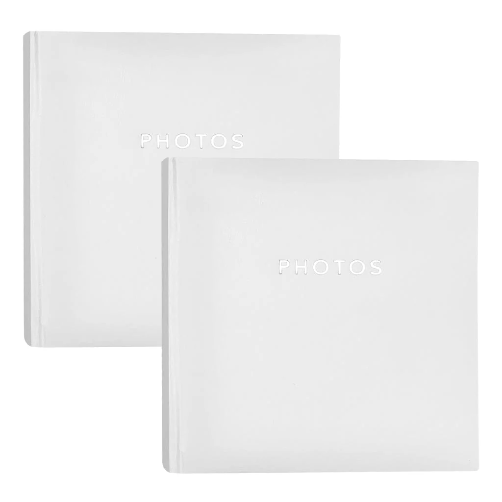 Photo Album - 200 Photos - White