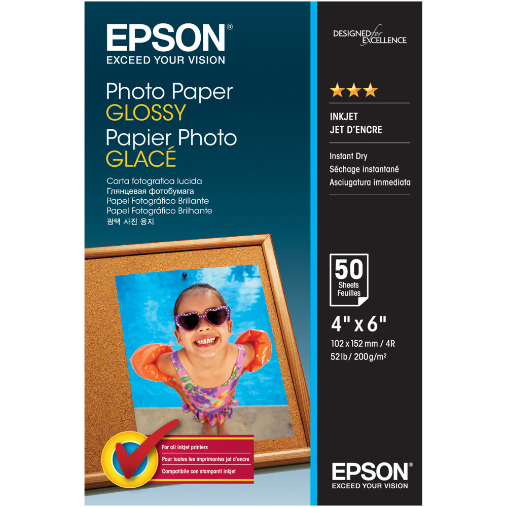 Photo Paper - 4x6 - 200 Sheets - Glossy