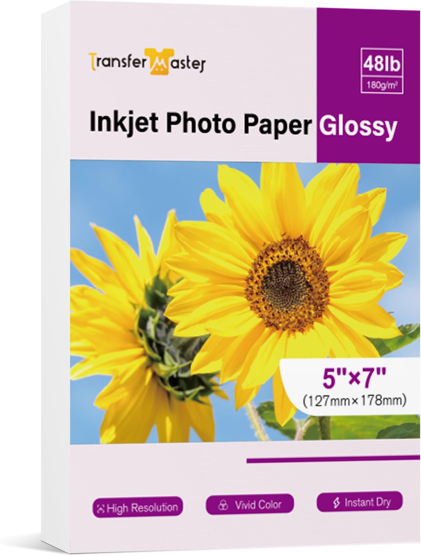 Photo Paper - 5x7 - 100 Sheets - Glossy