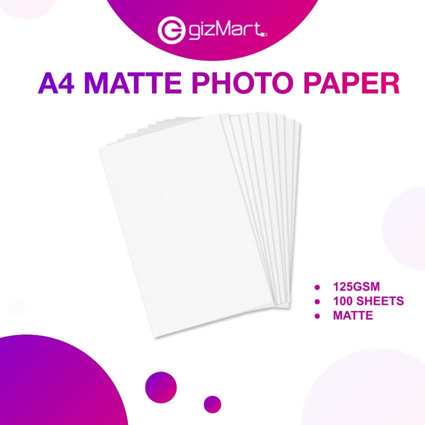 Photo Paper - A4 - 100 Sheets - Matte