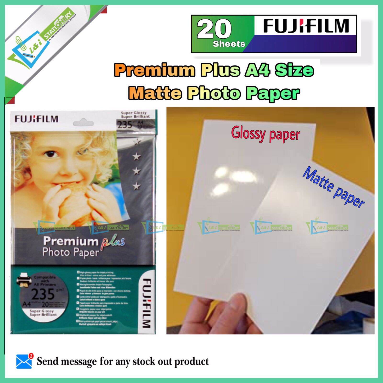 Photo Paper - A4 - 20 Sheets - Matte