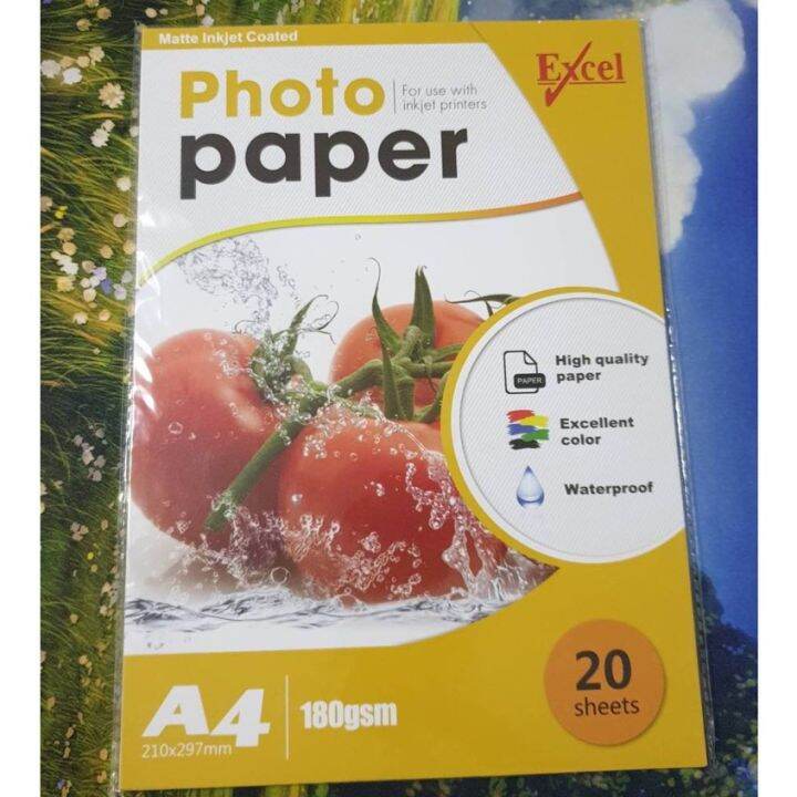 Photo Paper - A4 - 20 Sheets - Matte