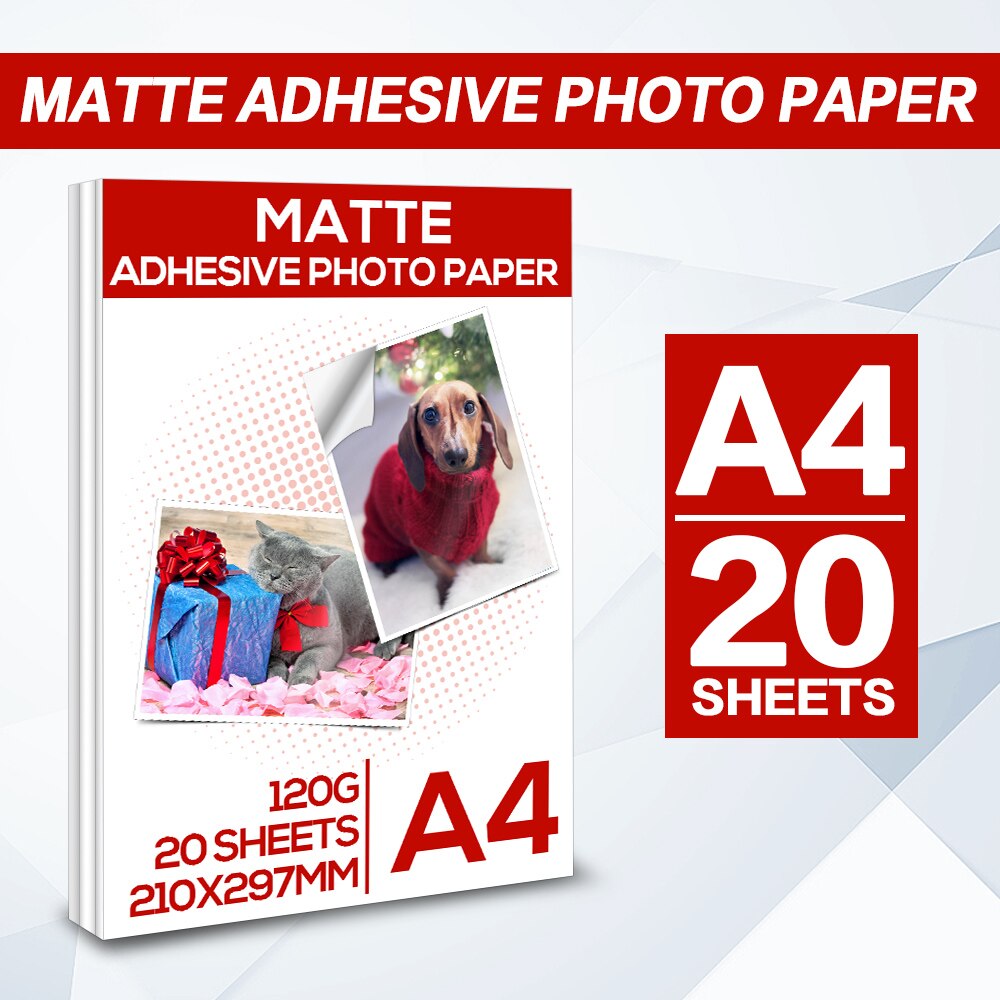 Photo Paper - A4 - 20 Sheets - Matte