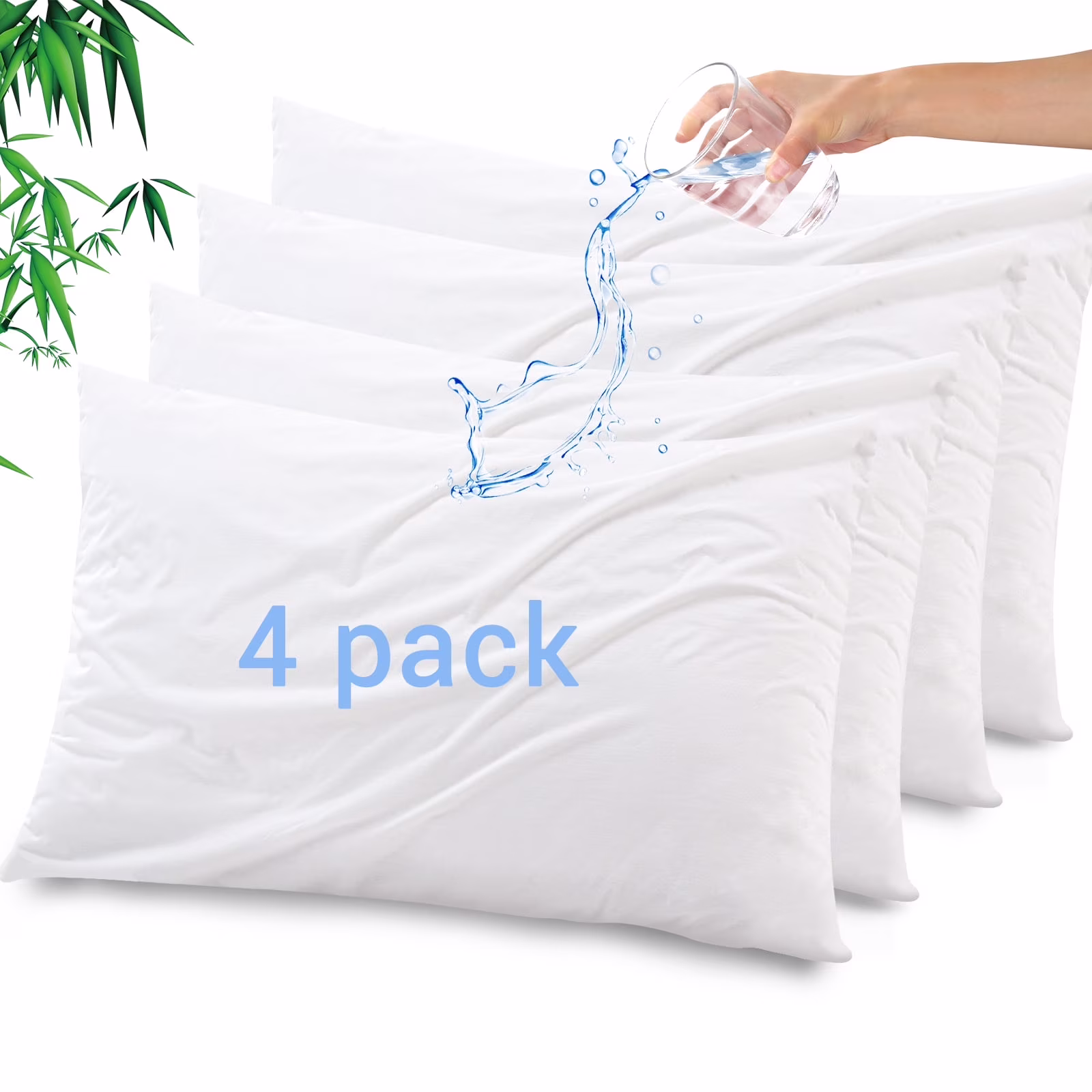 Pillow Protector - Standard - Waterproof - White