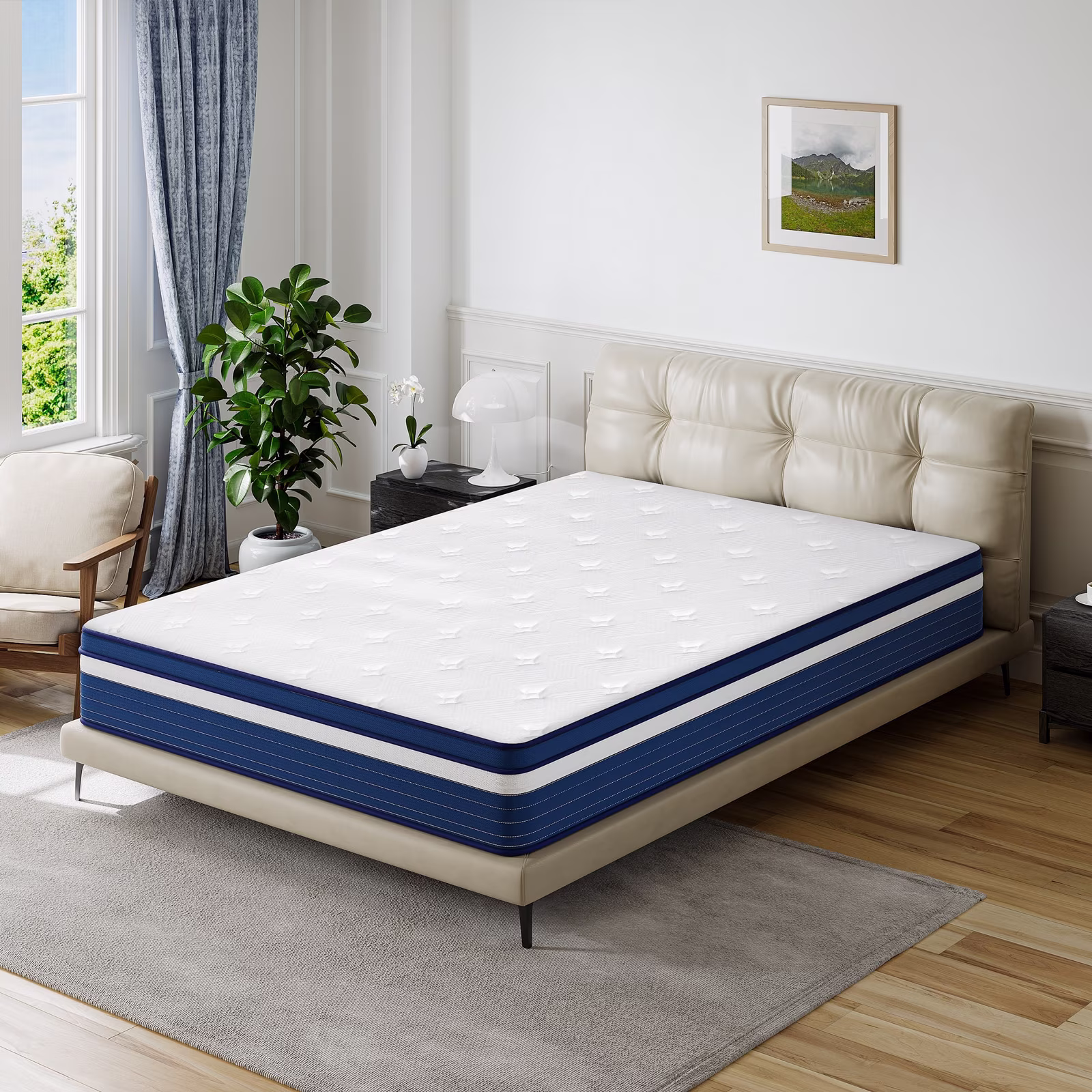 Pillow Top Mattress - Double 10 inch Medium Firm