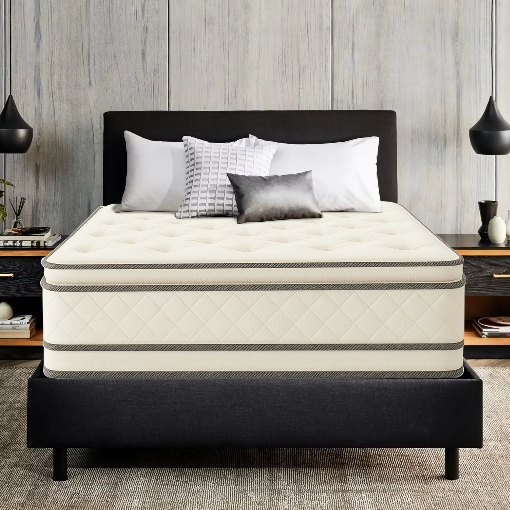 Pillow Top Mattress - Double 12 inch Plush