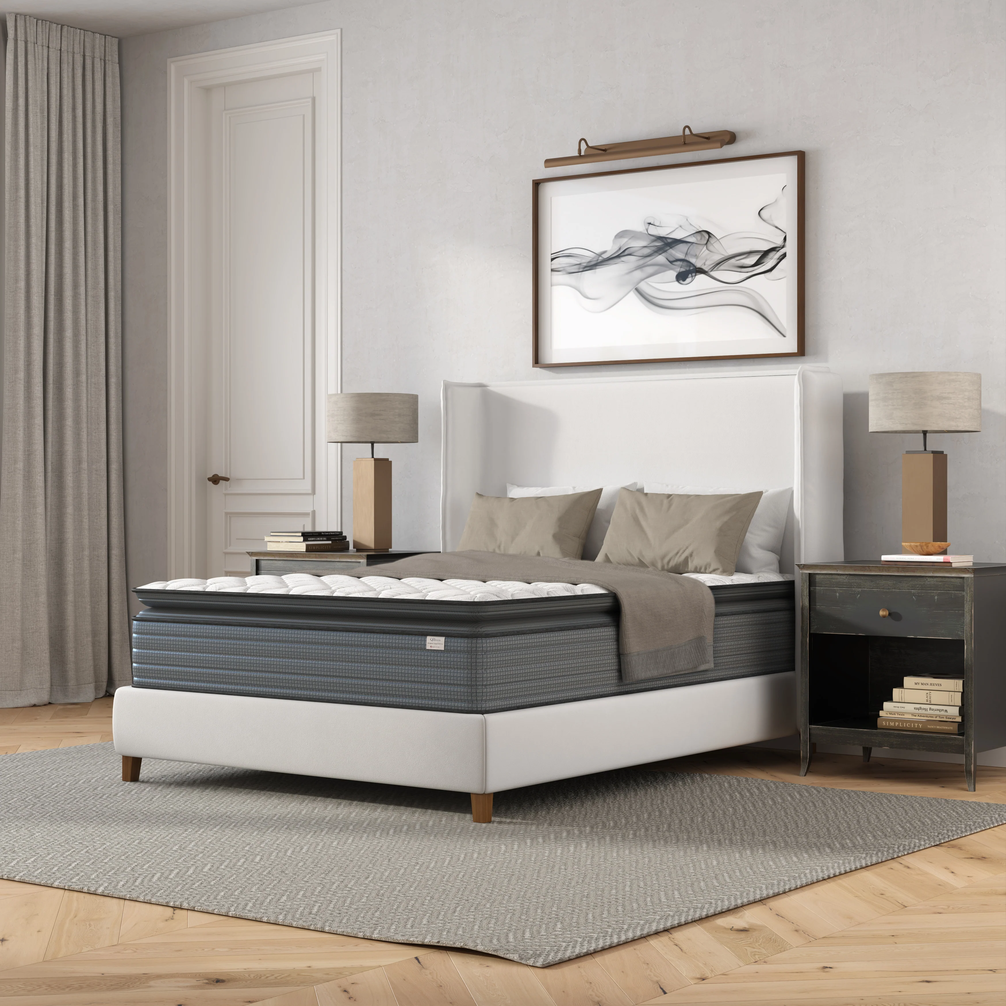Pillow Top Mattress - Double 14 inch Plush