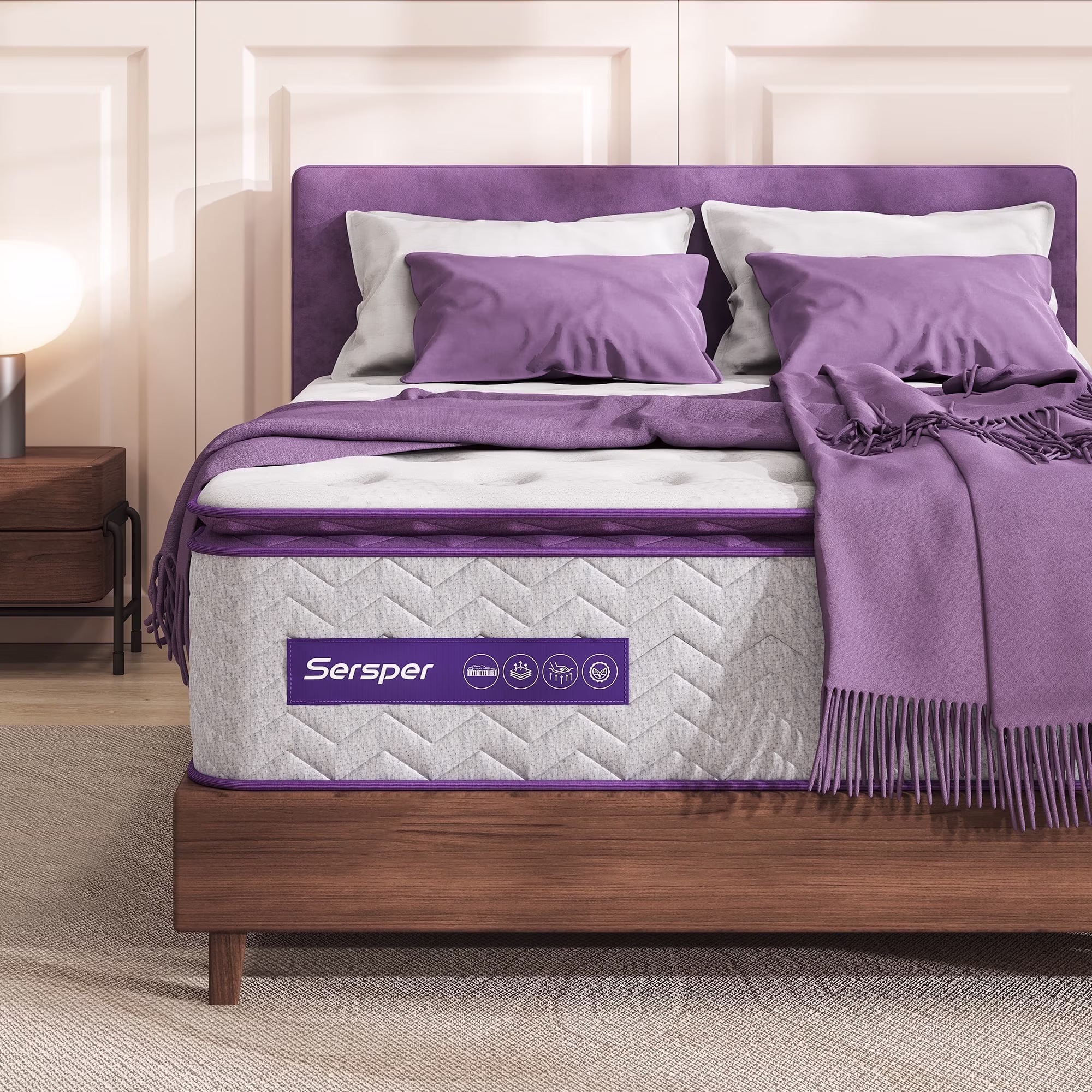 Pillow Top Mattress - Full 12 inch Firm Support