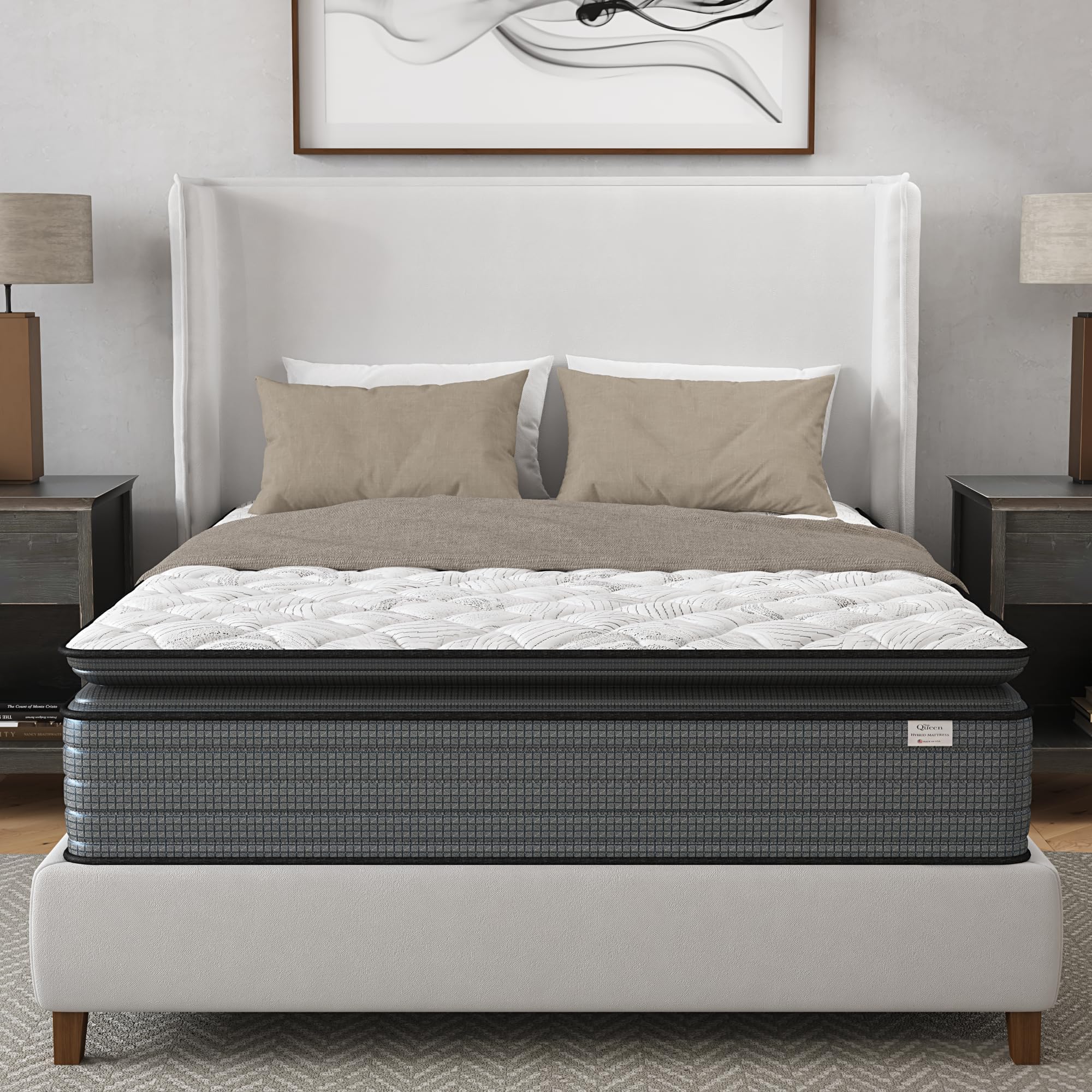 Pillow Top Mattress - King 14 inch Firm Support