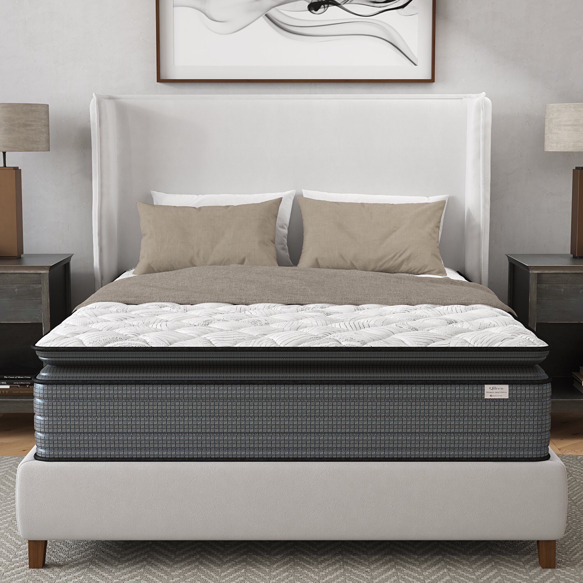 Pillow Top Mattress - King 14 inch Hypoallergenic