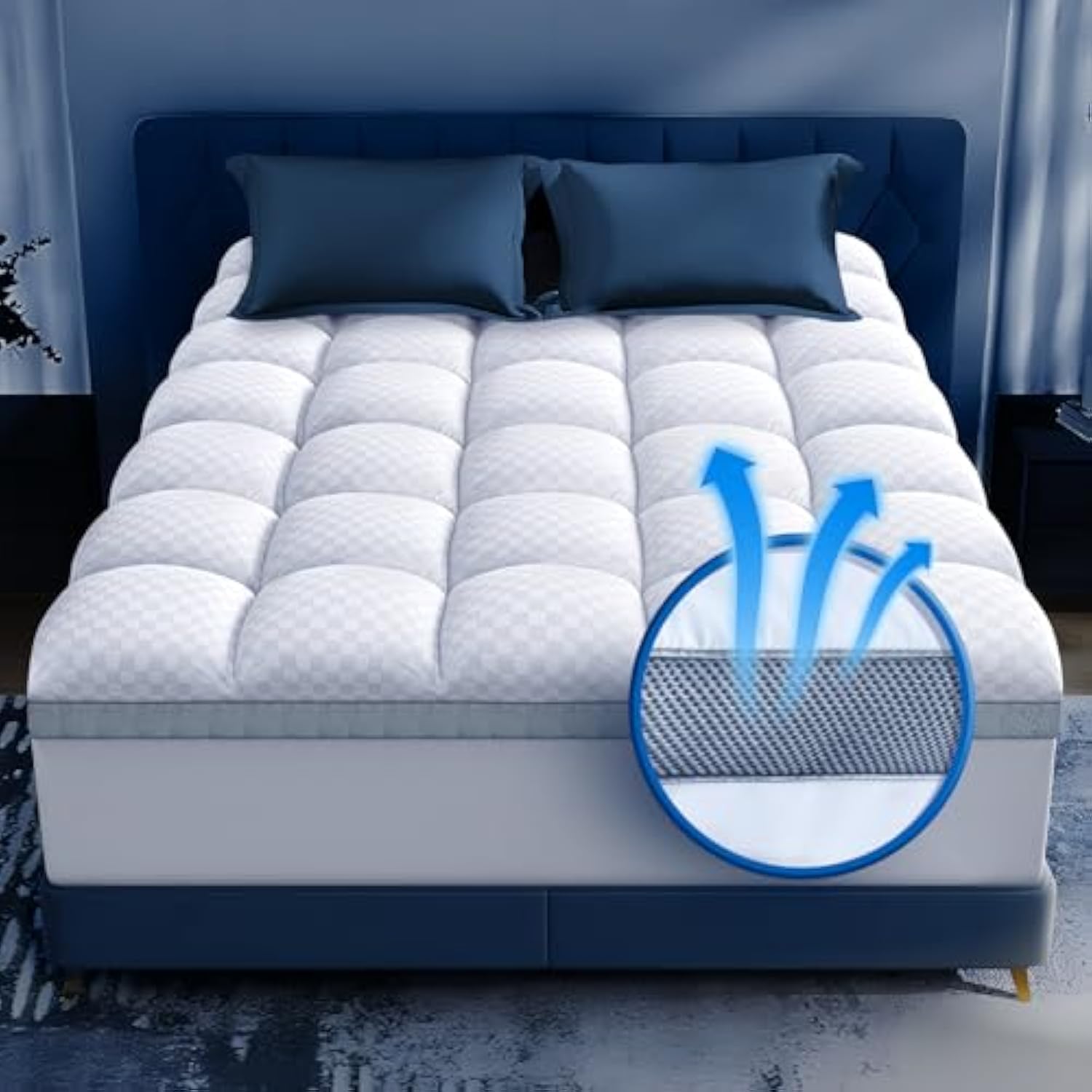 Pillow Top Mattress - King 8 inch Plush
