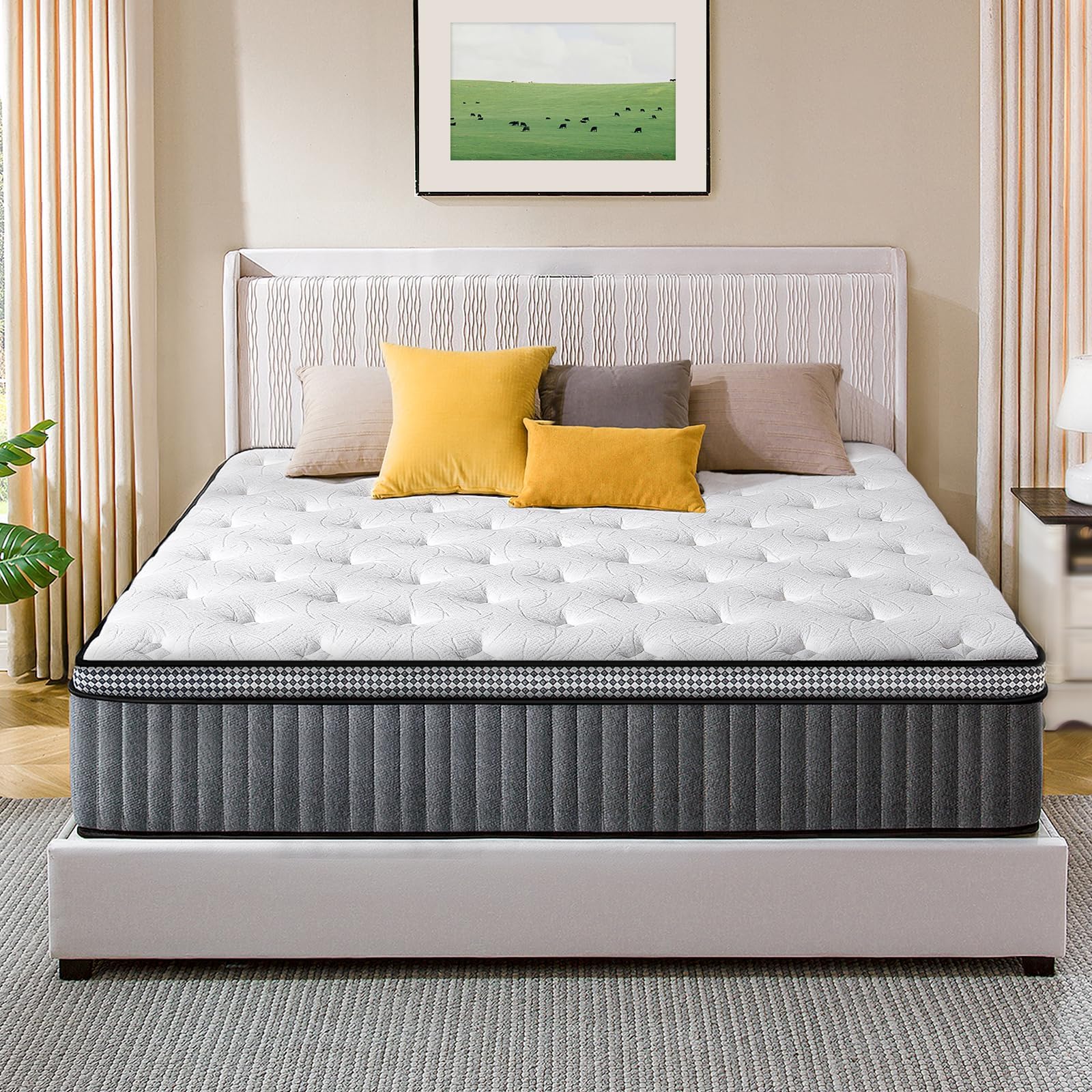 Pillow Top Mattress - Queen 12 inch Medium Firm