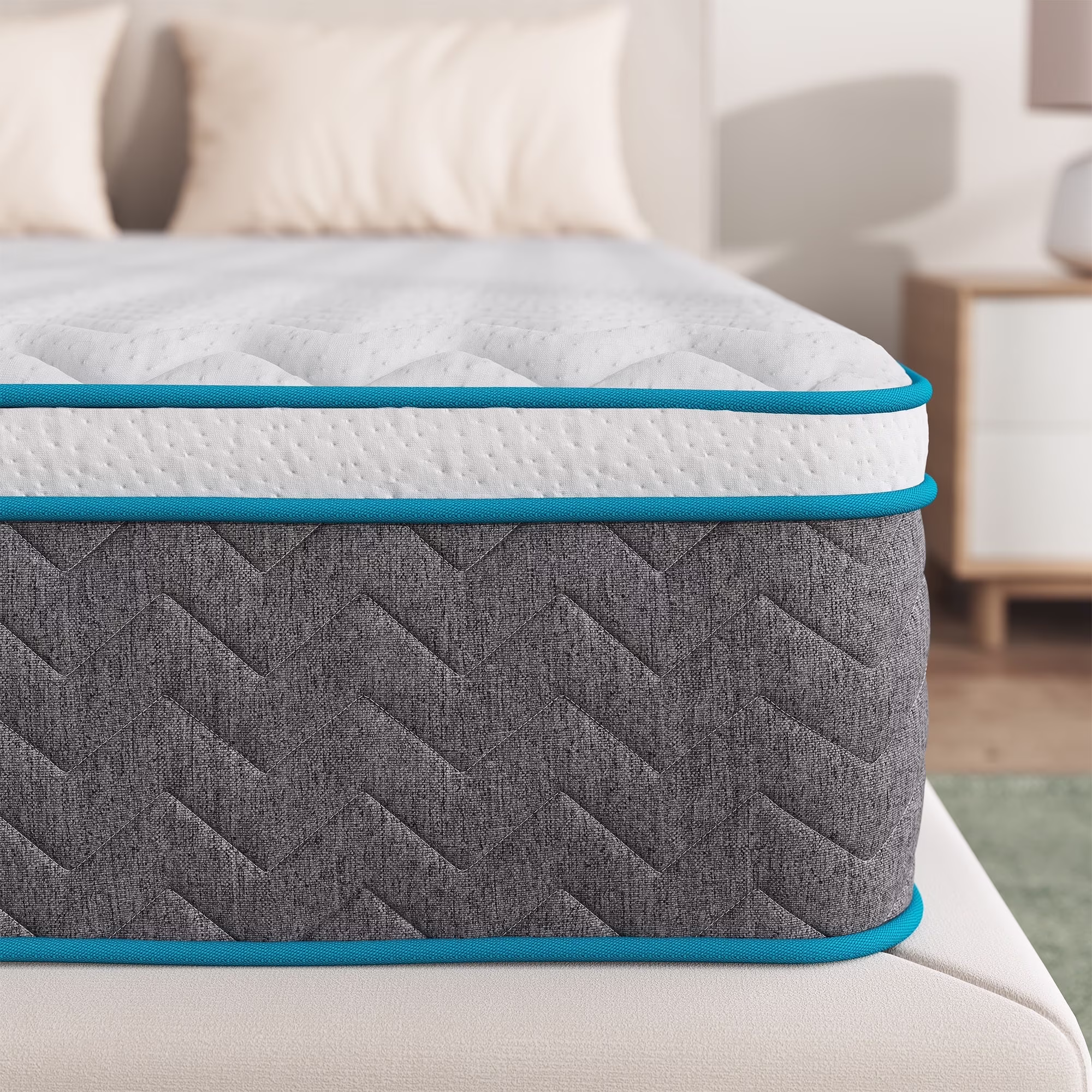 Pillow Top Mattress - Queen 8 inch Firm Support