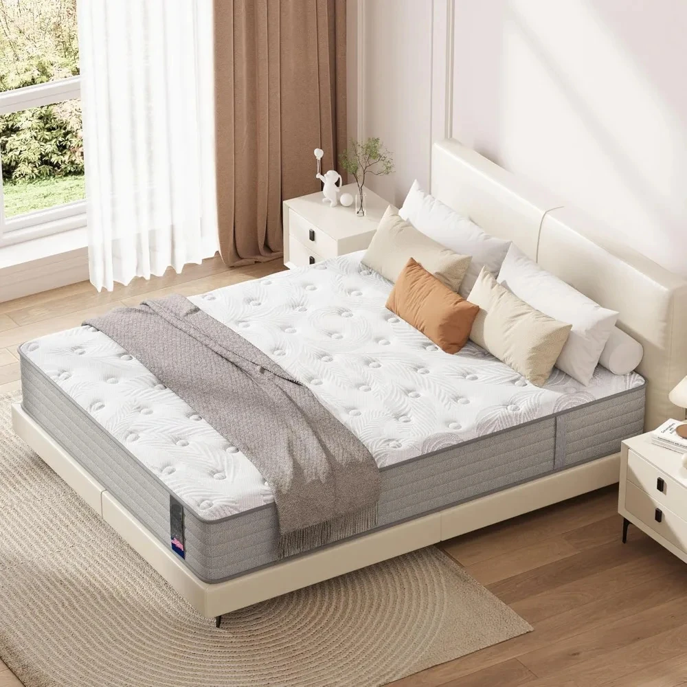 Pillow Top Mattress - Single 12 inch Hypoallergenic