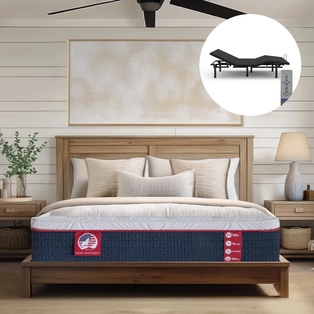 Pillow Top Mattress - Single 14 inch Plush