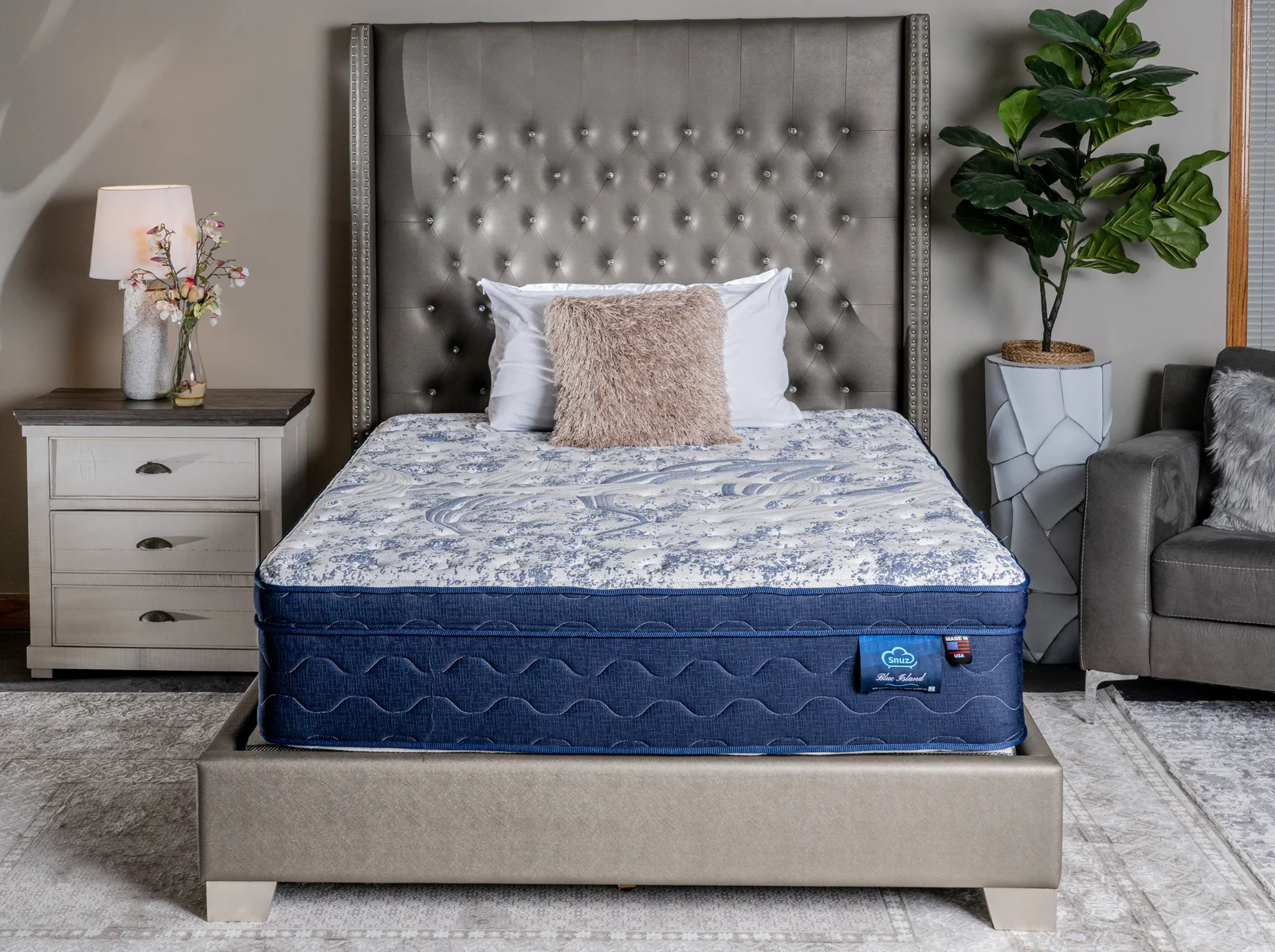 Pillow Top Mattress - Single 14 inch Plush