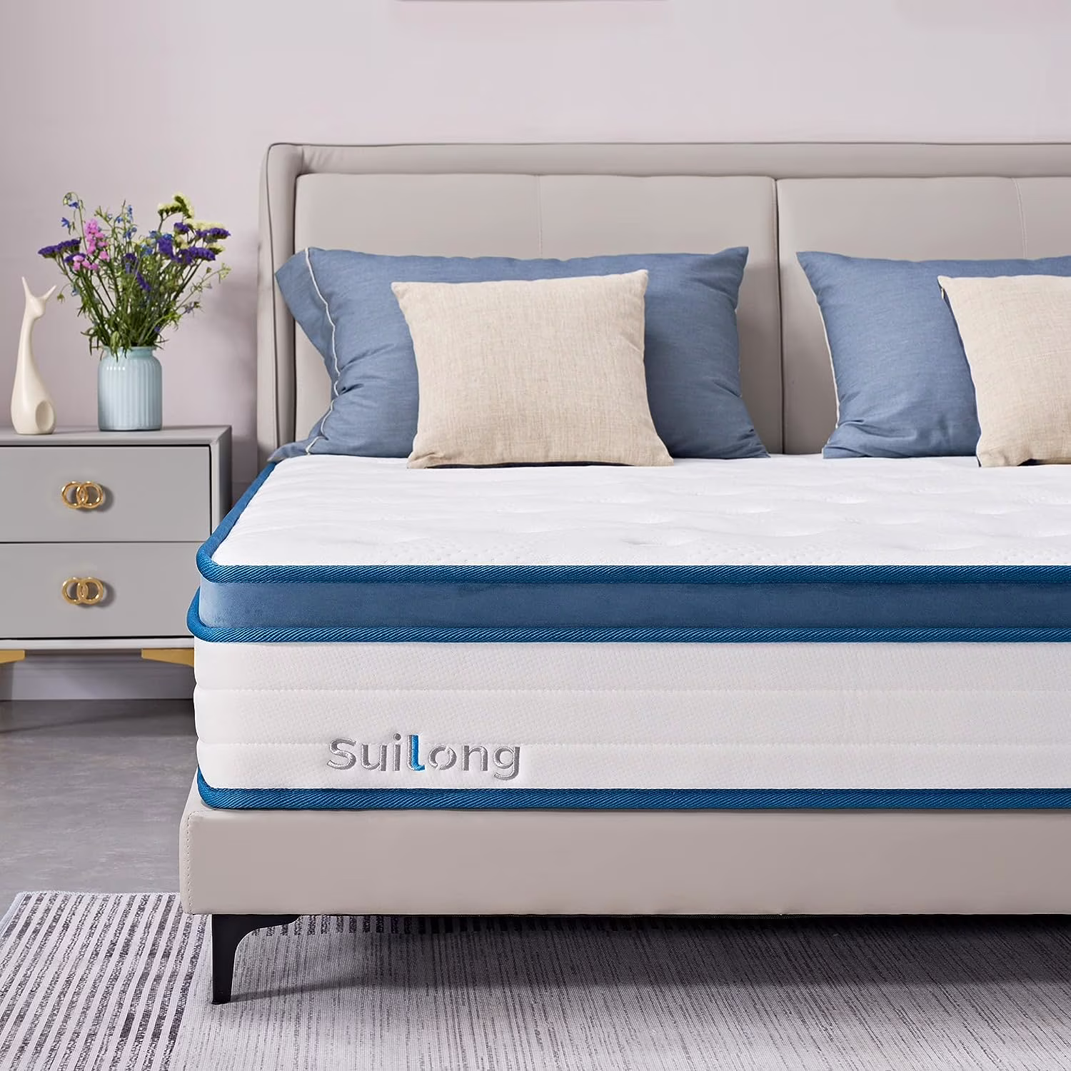 Pillow Top Mattress - Super King 10 inch Firm Support