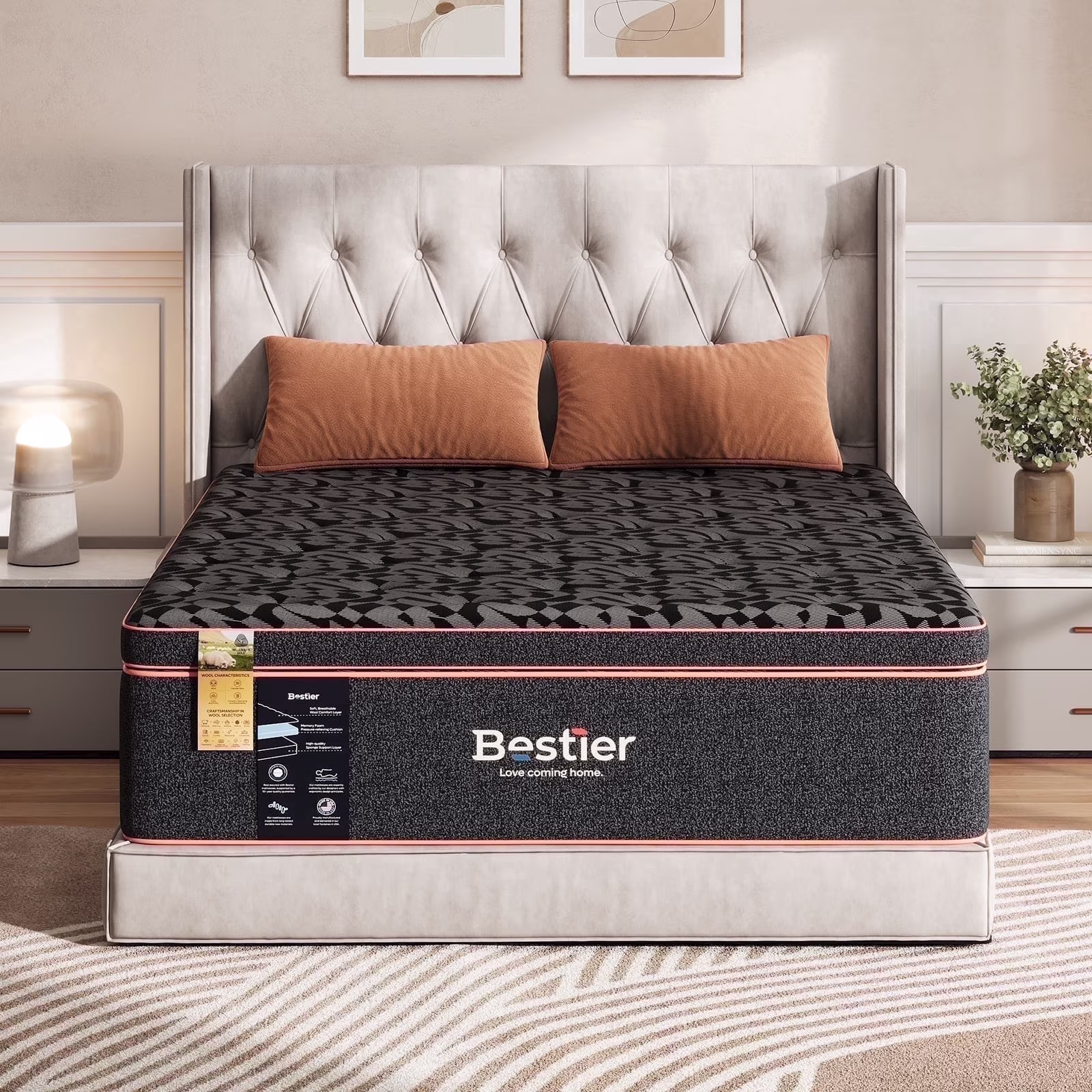 Pillow Top Mattress - Super King 14 inch Plush