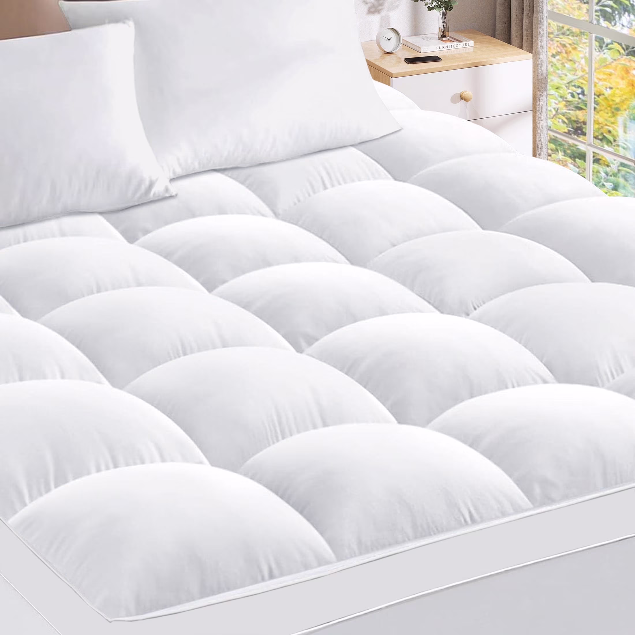 Pillow Top Mattress - Twin XL 10 inch Hypoallergenic