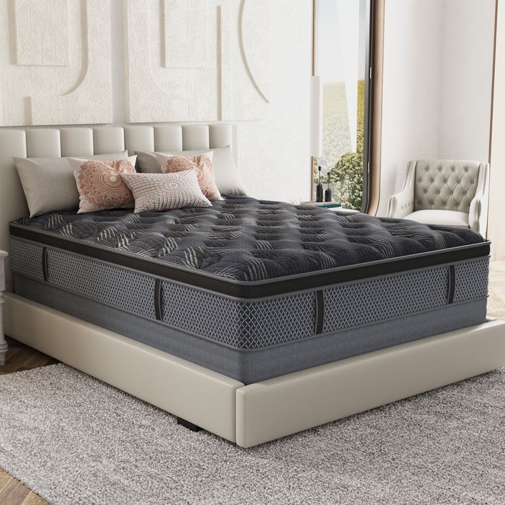 Pillow Top Mattress - Twin XL 10 inch Plush