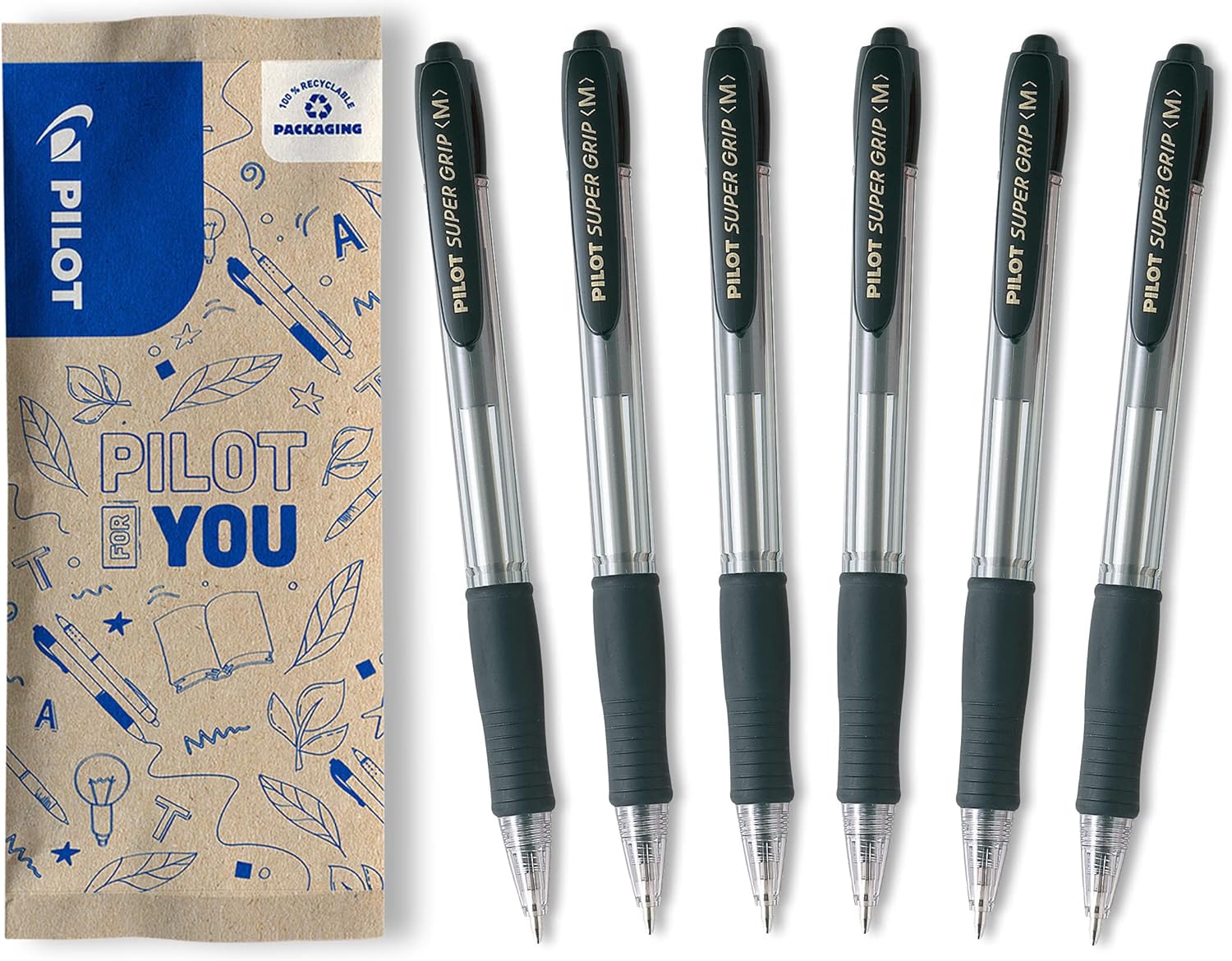Pilot Cristal Ballpoint Pen - Black