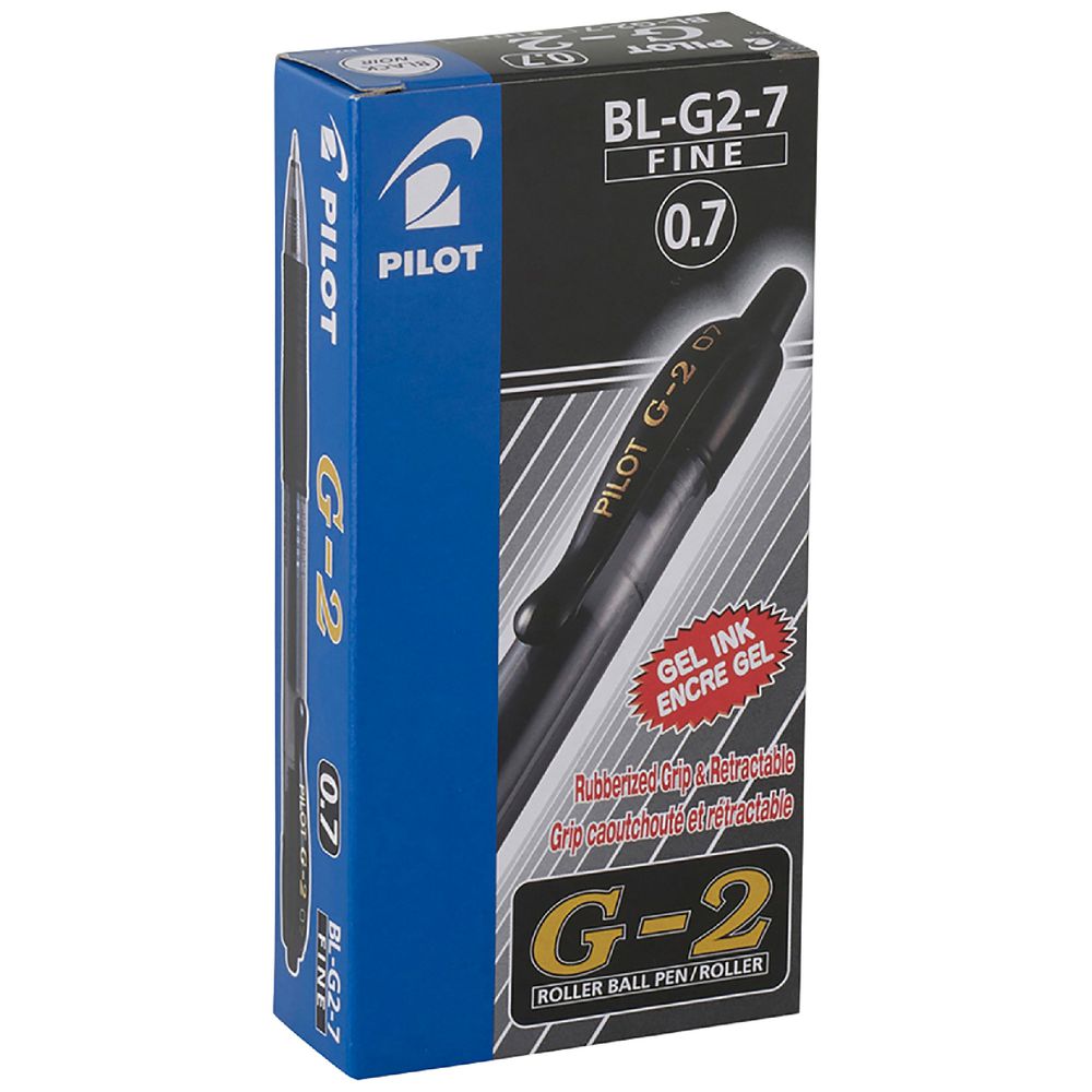 Pilot G2 Gel Pen - Black - 12 Pack