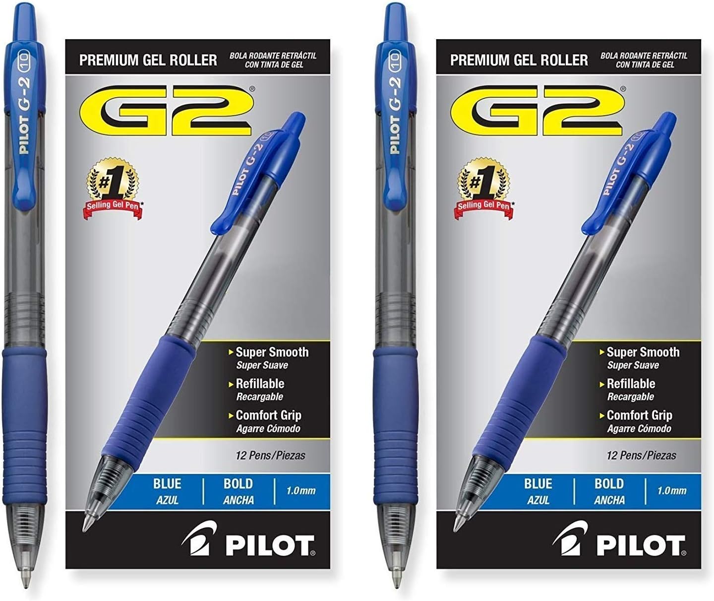 Pilot G2 Gel Pen - Blue - 12 Pack