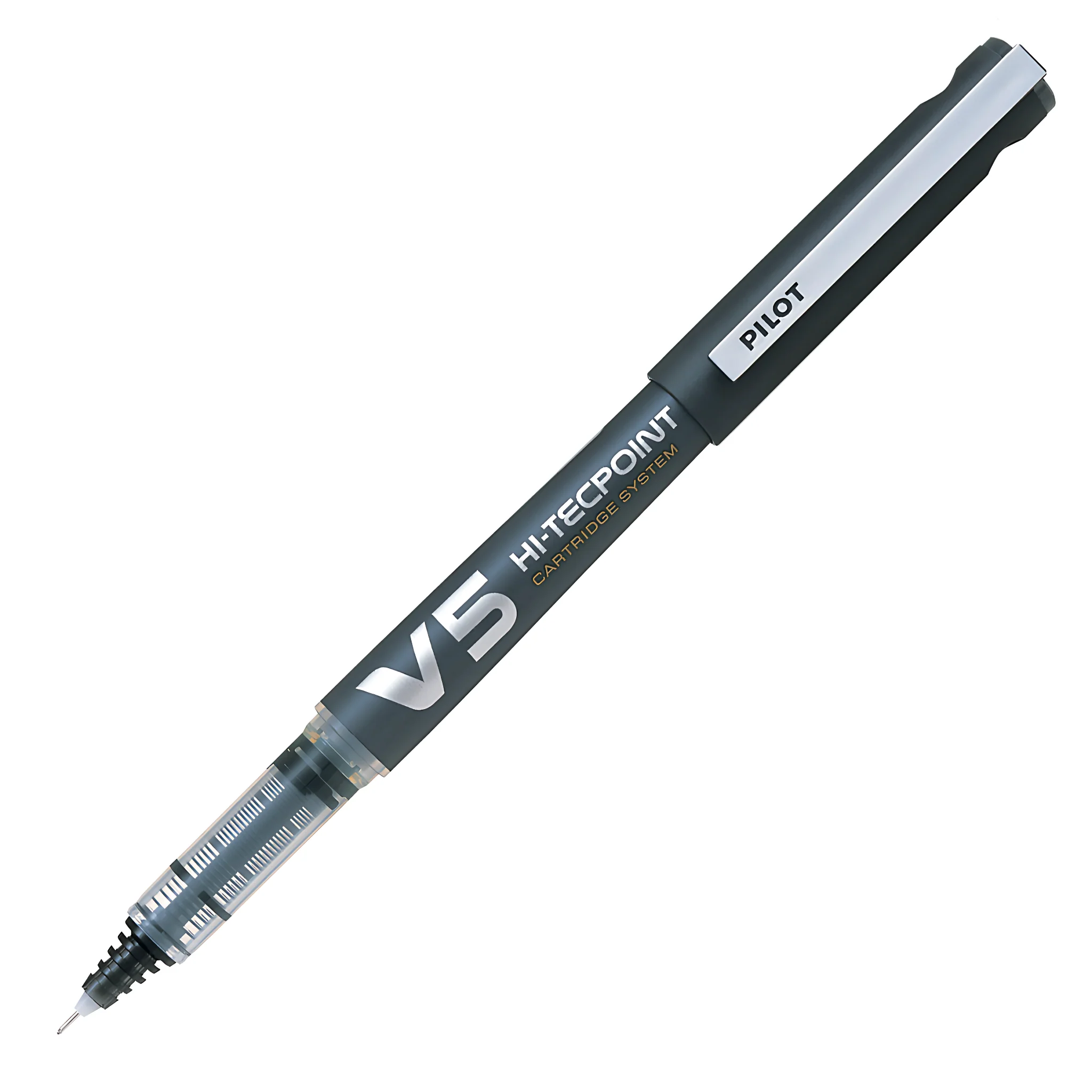 Pilot V5 Hi-Tecpoint Pen - Black - 12 Pack