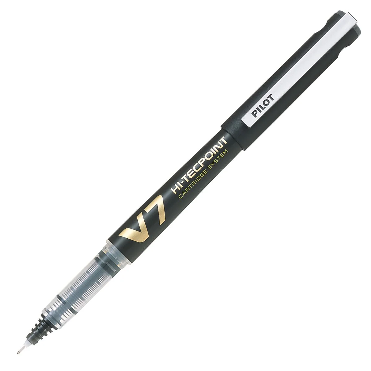 Pilot V7 Hi-Tecpoint Pen - Black - 12 Pack